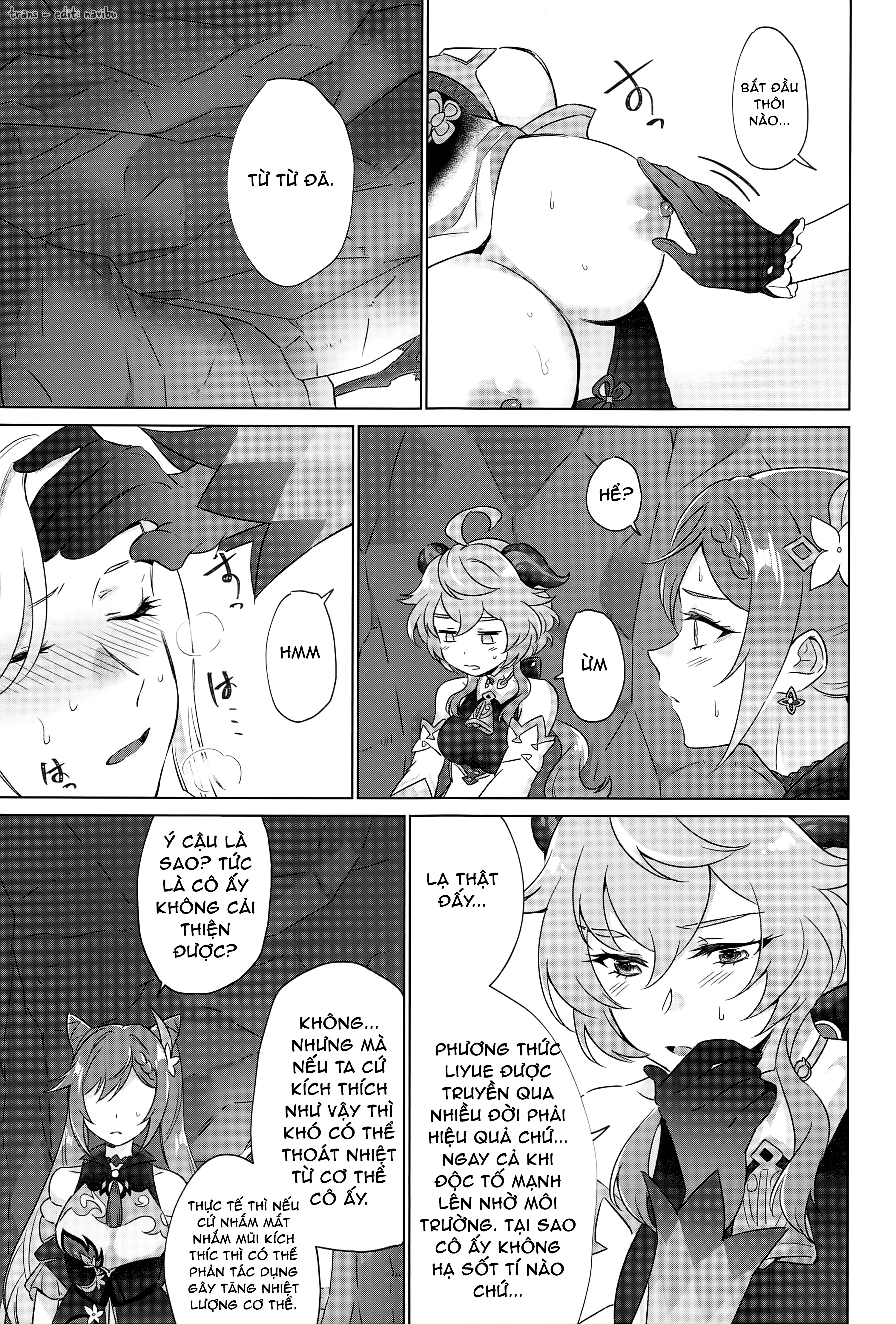 Đọc truyện hentai Nghiệm pháp tình dục kiểu Liyue - Chap 2