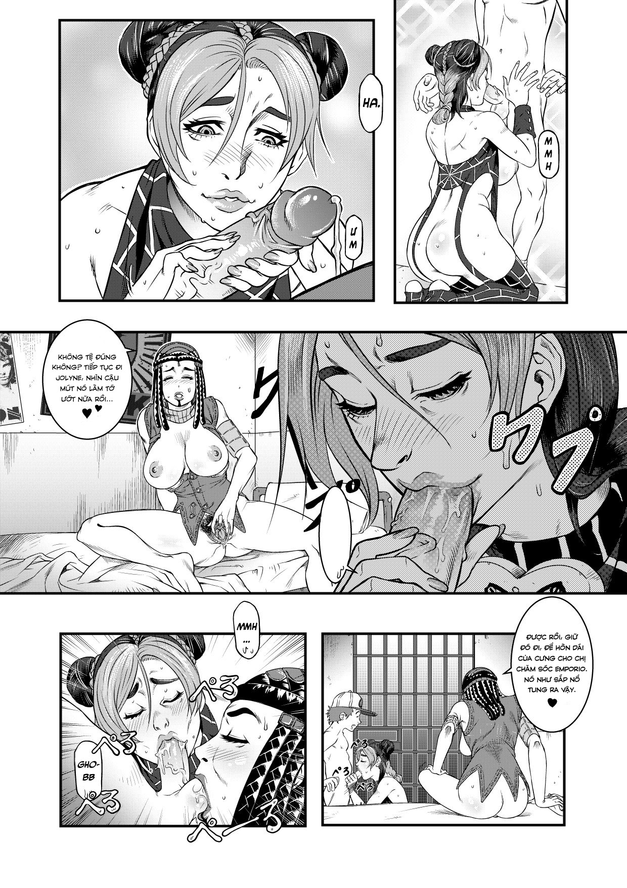 Đọc truyện hentai JoJo's Bizarre Adventure - Stone Ocean - Girls by Night - Oneshot