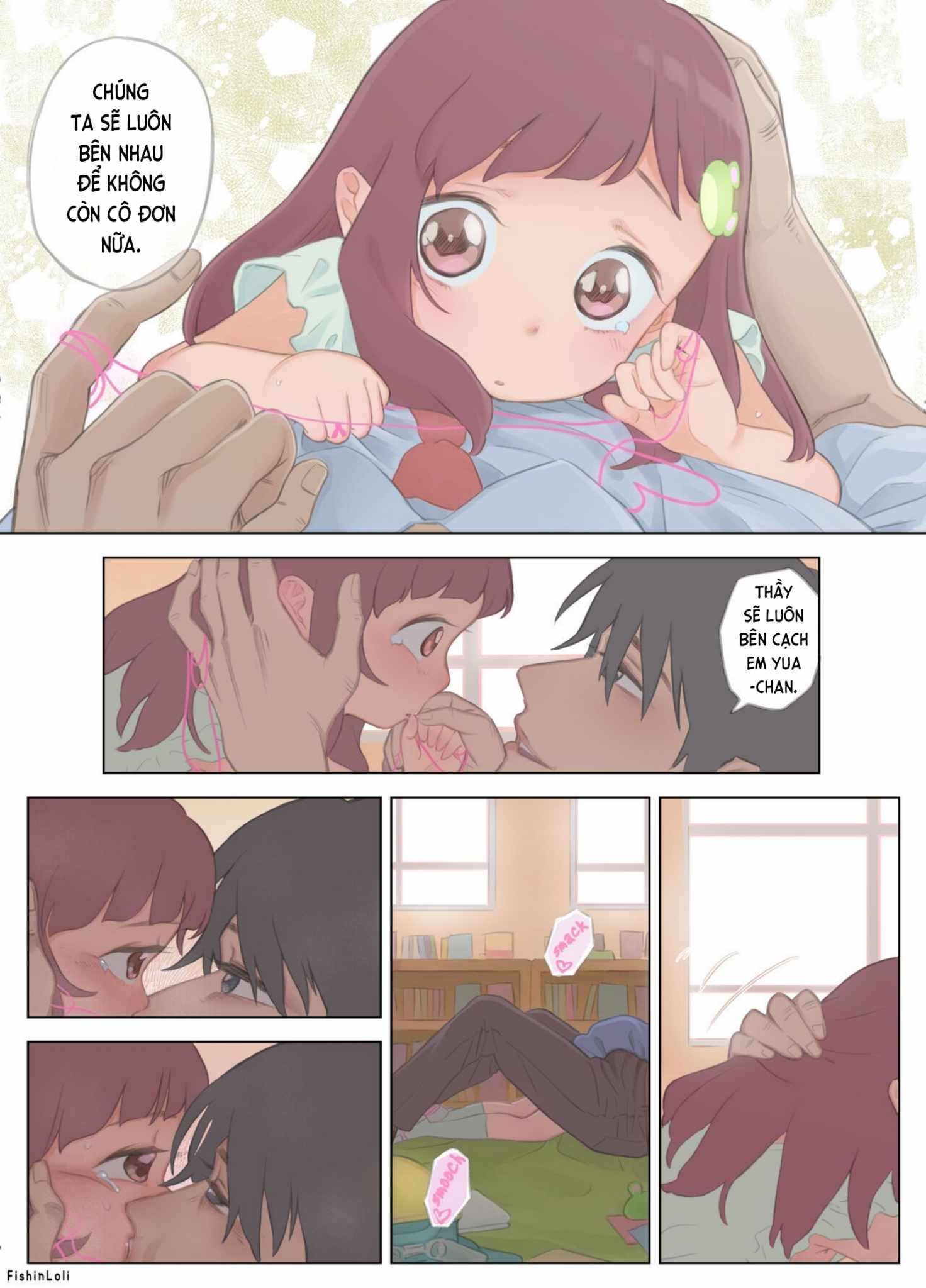 Đọc truyện hentai Cô gái ngây thơ Yua-chan - mối tình bị cấm đoán với giáo viên tàn bạo... - Oneshot