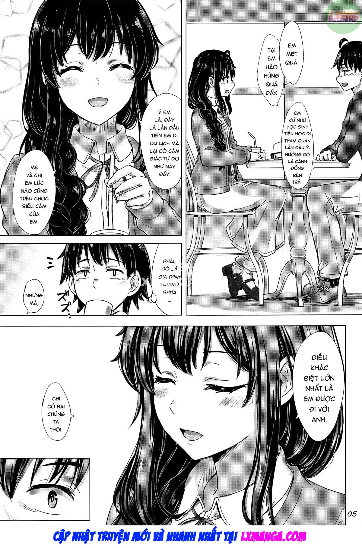 Đọc truyện hentai Bí mật nghịch ngợm của chị em nhà Yukinoshita. - Oneshot