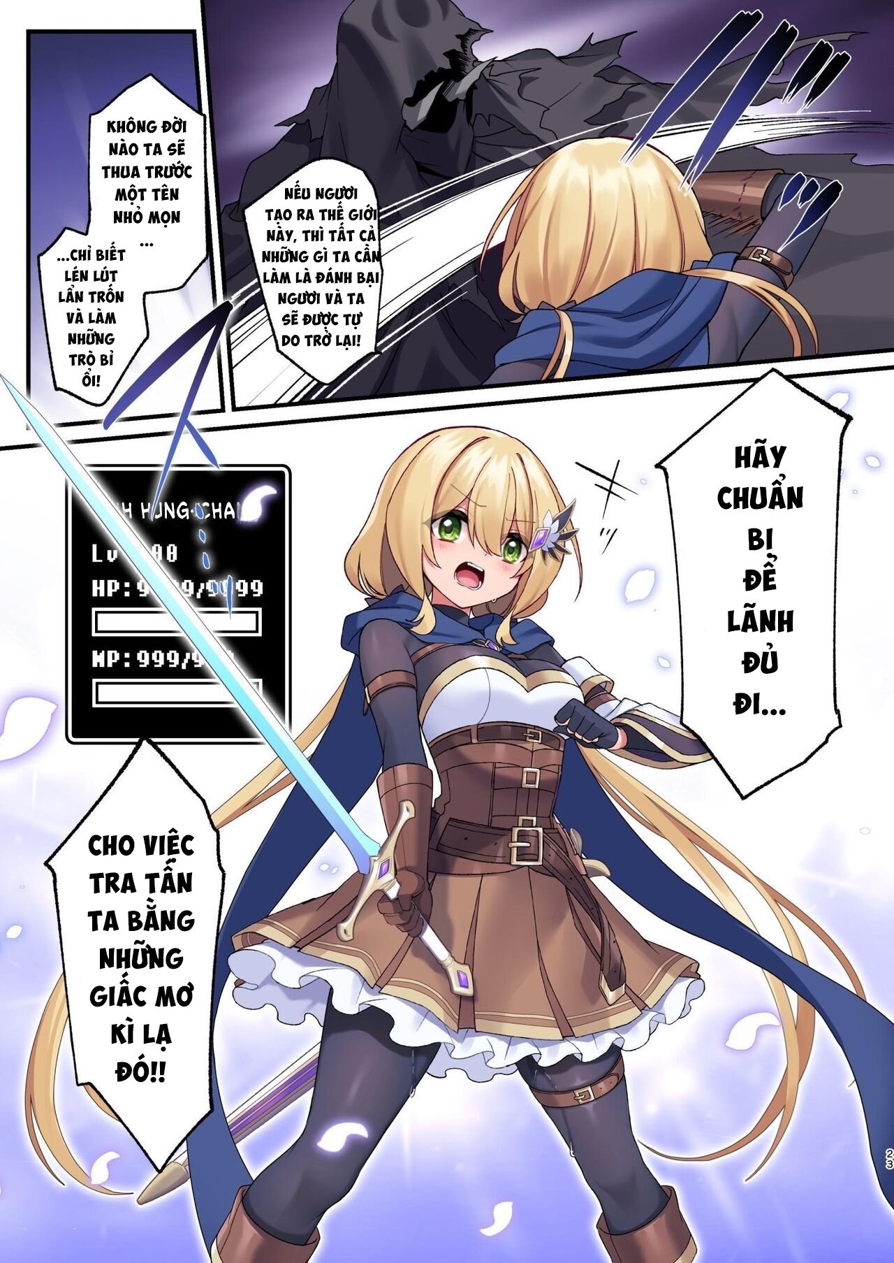 Đọc truyện hentai Chuyến phiêu lưu của anh hùng-chan đã đi đến hồi kết - Oneshot