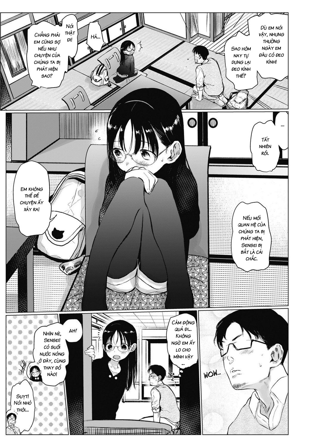 Đọc truyện hentai Oshiego to Onsen Ryokou - Oneshot