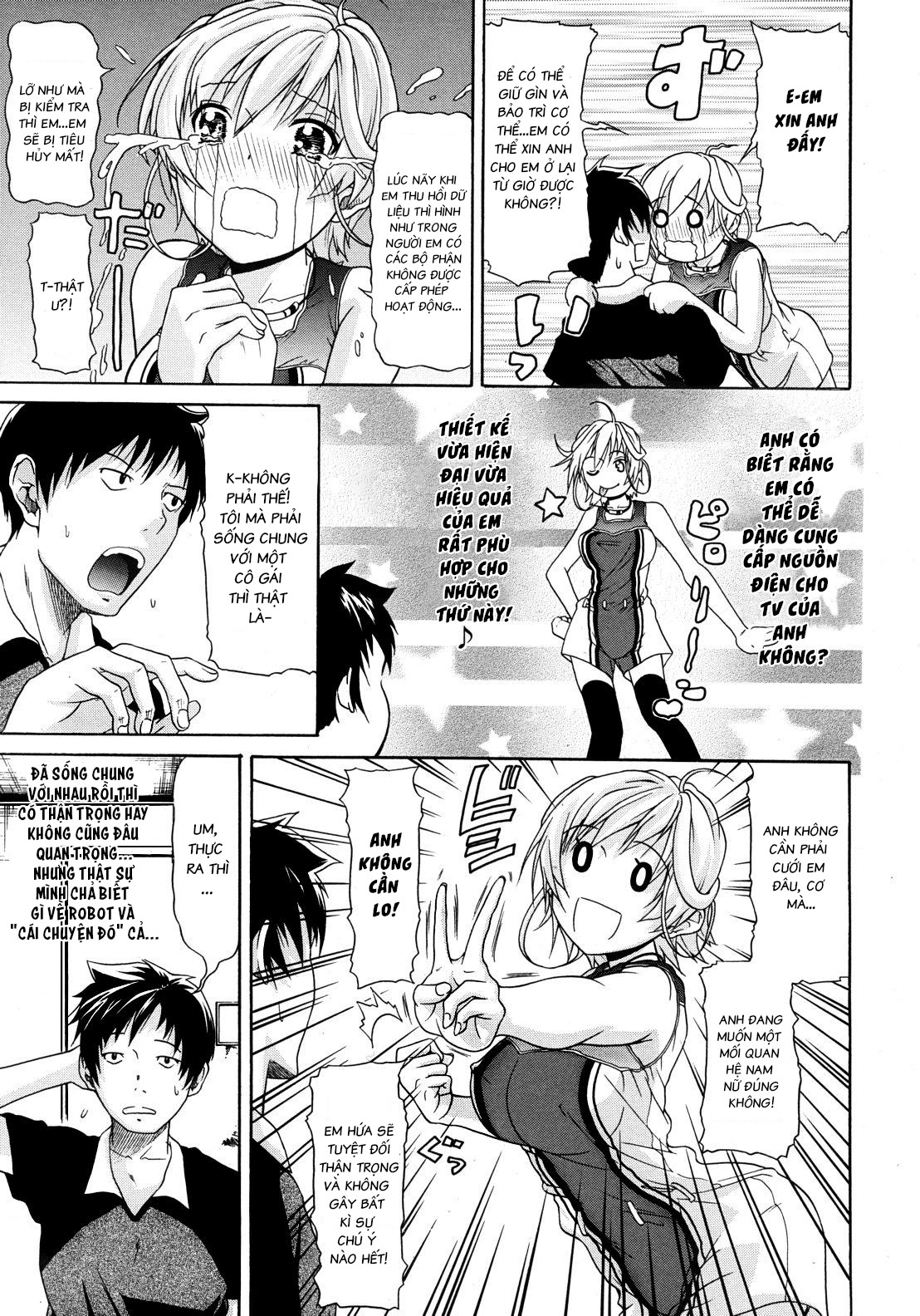 Đọc truyện hentai Niềm Tin Người Máy - Chap 1