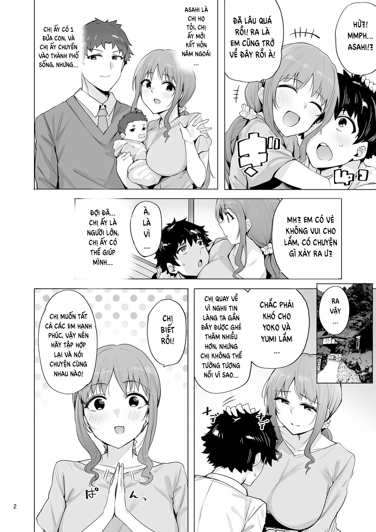 Đọc truyện hentai Nhà trọ của 3 chị em nhà nghèo phục vụ kinh doanh - Chap 3