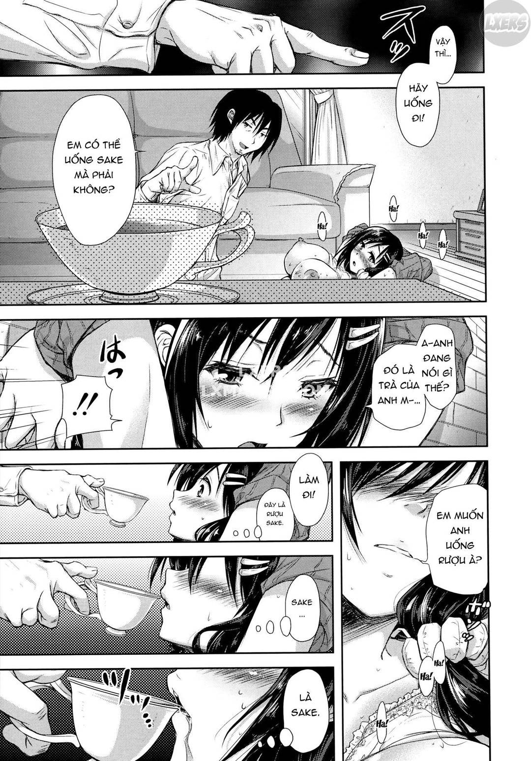 Đọc truyện hentai Khuôn mặt dâm đãng  và thực sự thèm tình - Chap 7