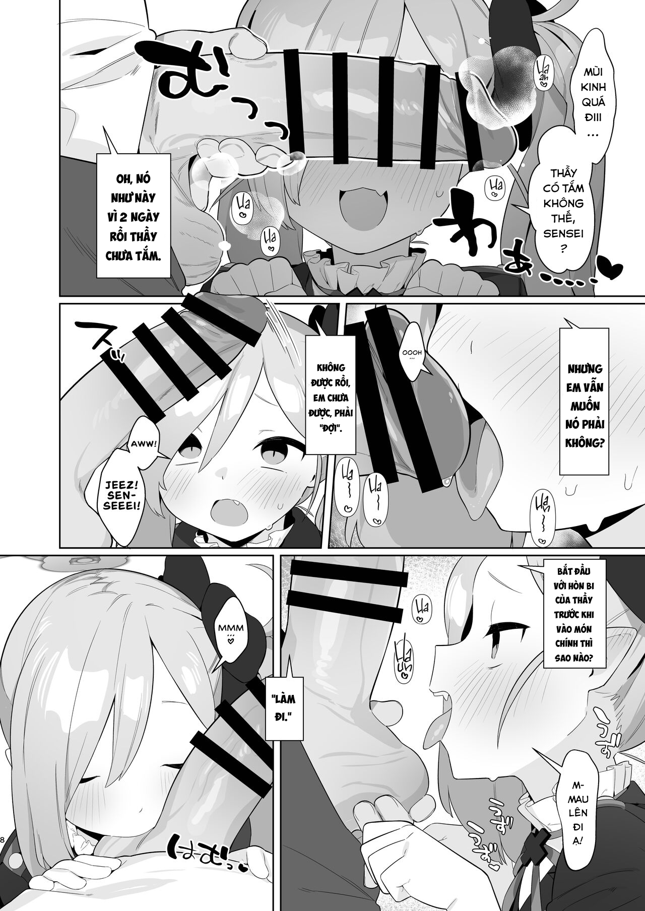 Đọc truyện hentai Câu lạc bộ kiểm soát tâm trí Blue Archive - Oneshot