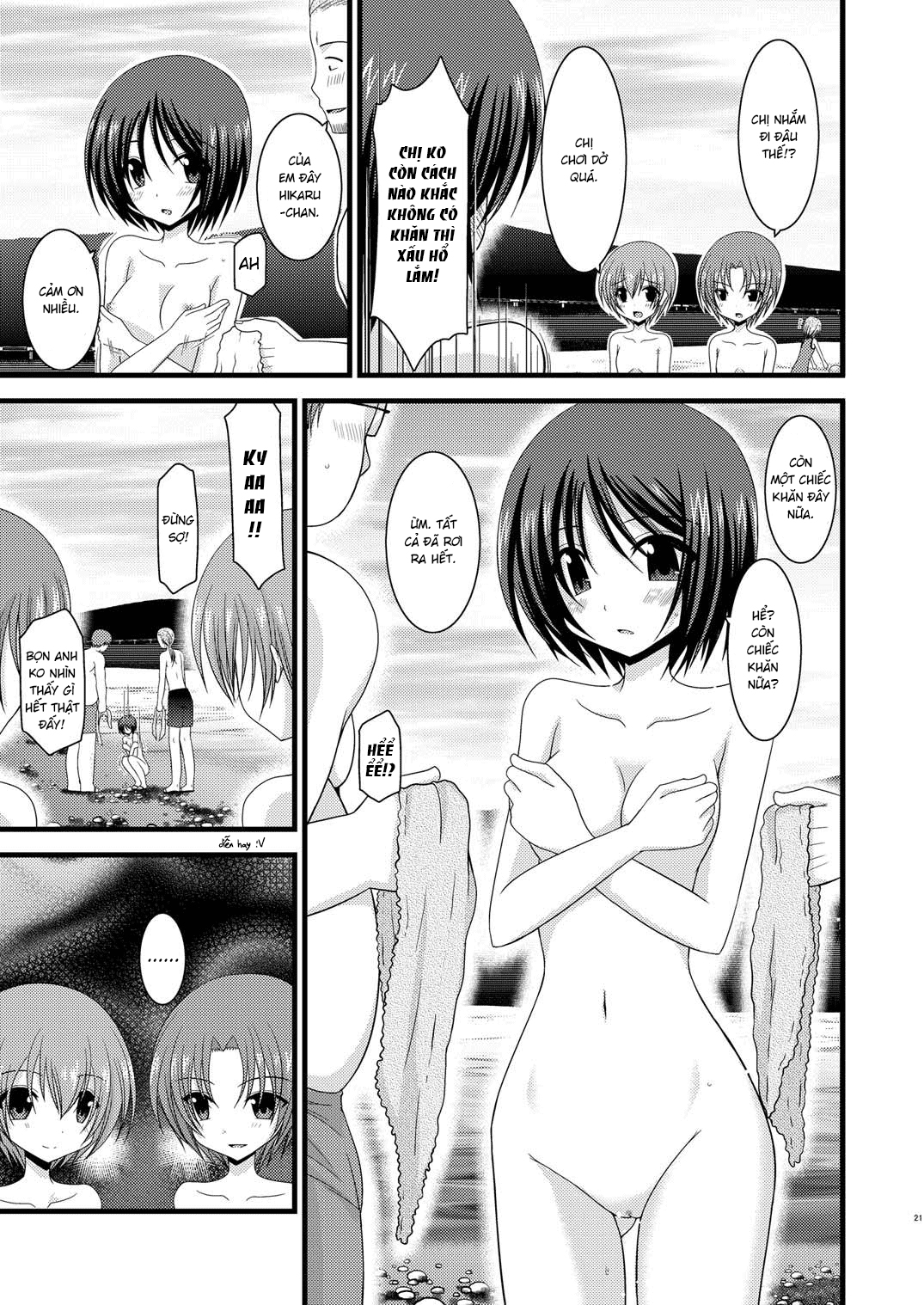 Đọc truyện hentai Cô gái thích khoả thân - Chap 5