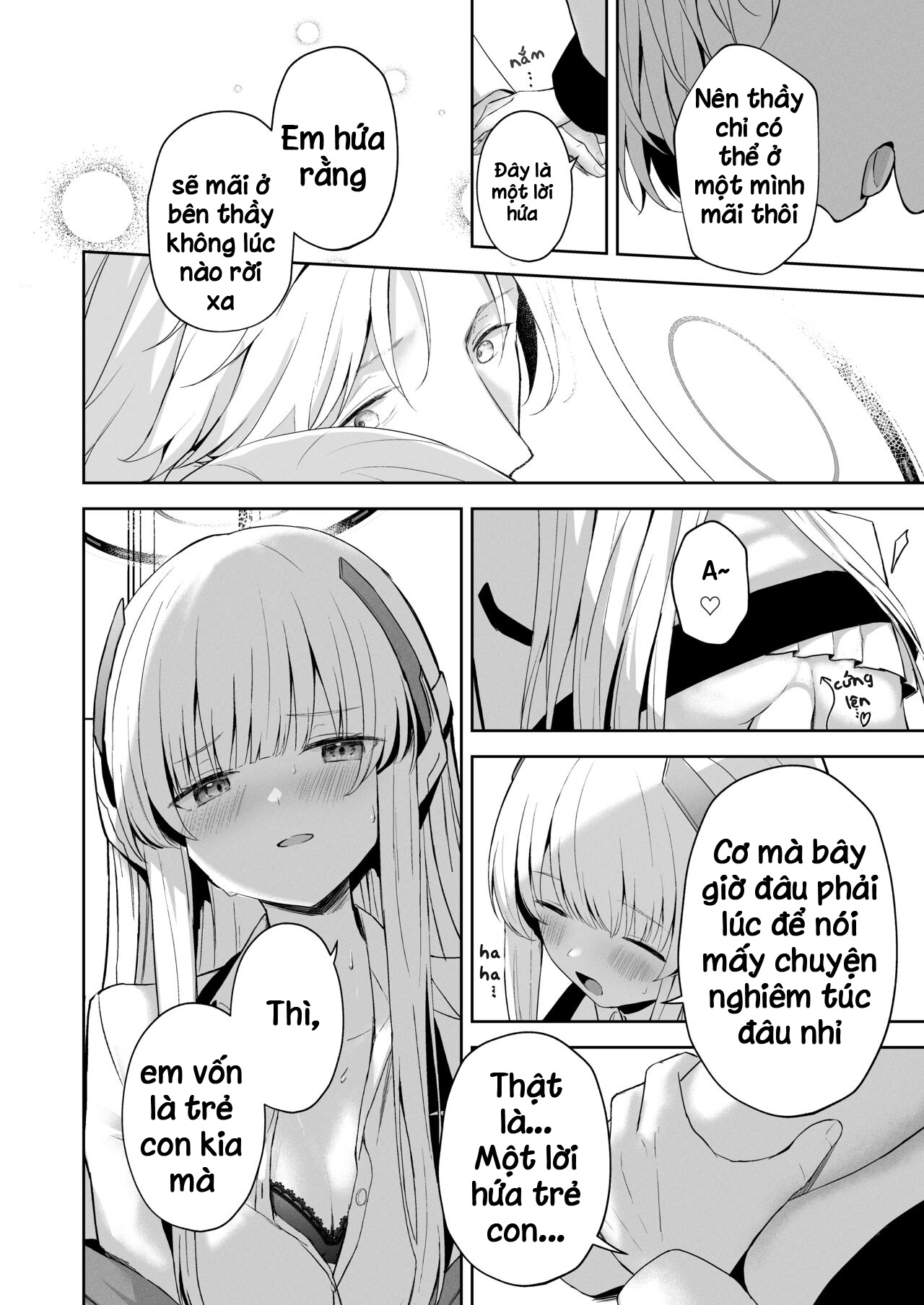 Đọc truyện hentai Noa nhận thấy Yuuka và Sensei ngày càng thân thiết - Oneshot
