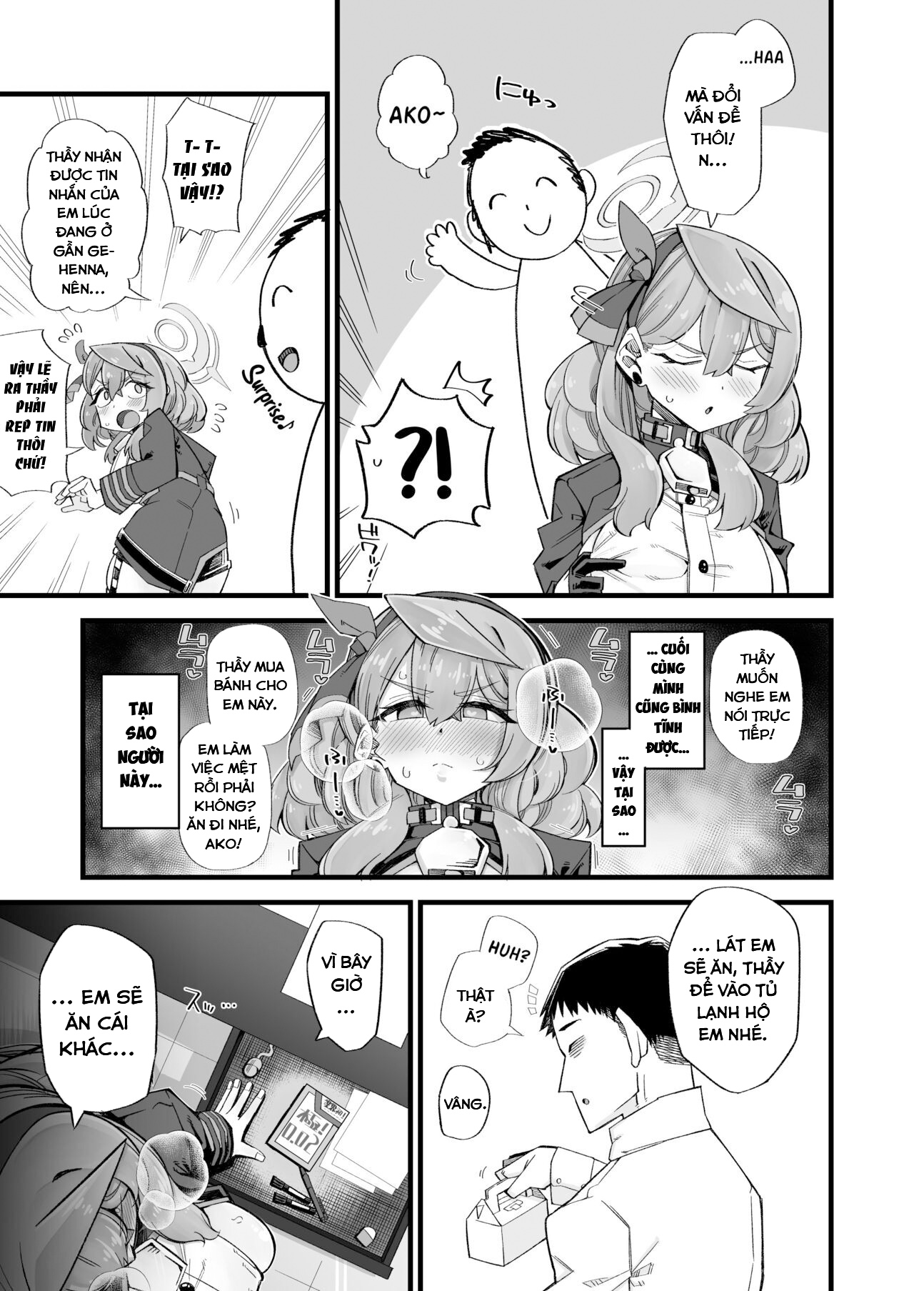 Đọc truyện hentai Ako giải tỏa căng thẳng Blue Archive - Oneshot