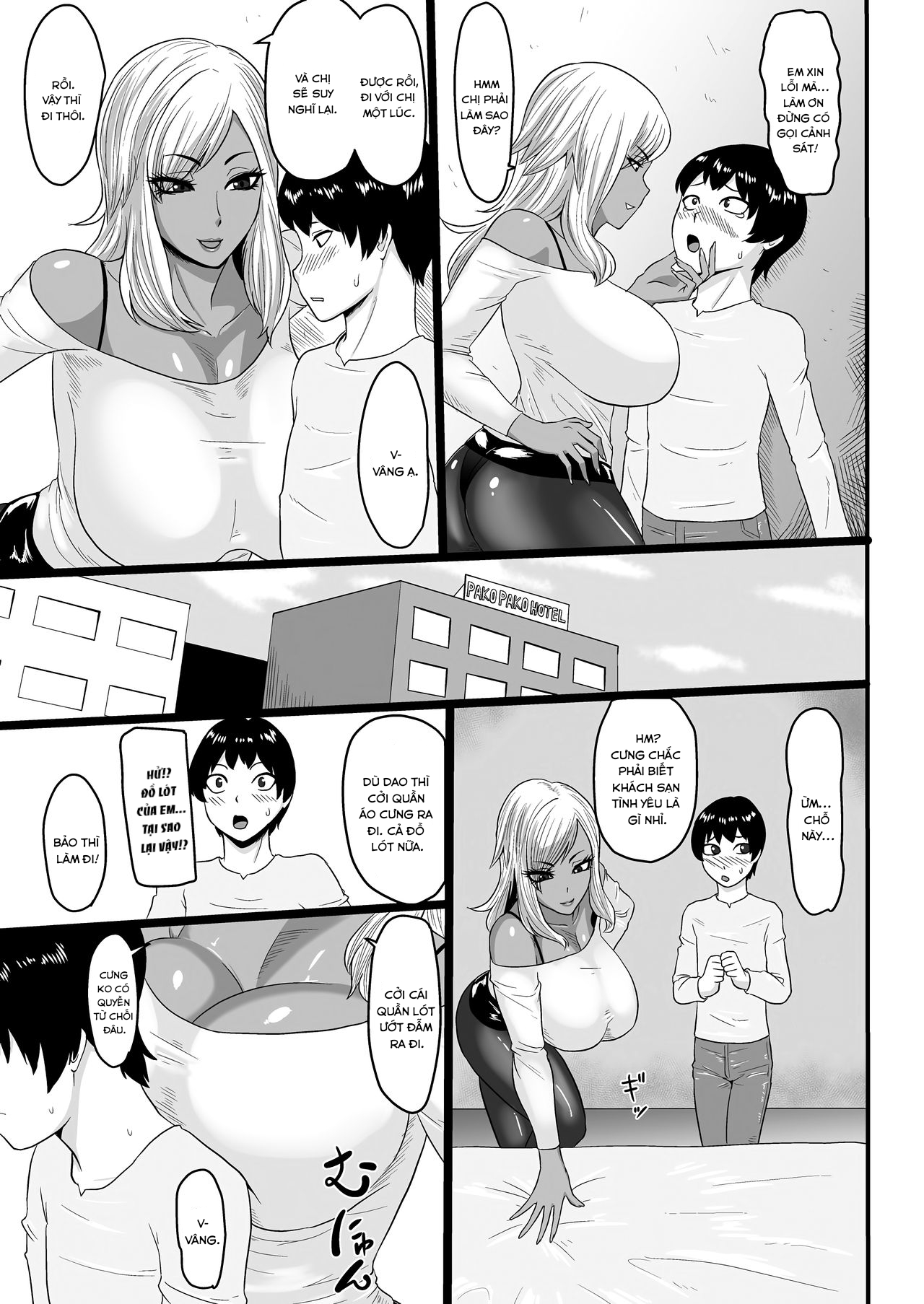 Đọc truyện hentai Bị bắt bởi nàng gal hư hỏng - Oneshot