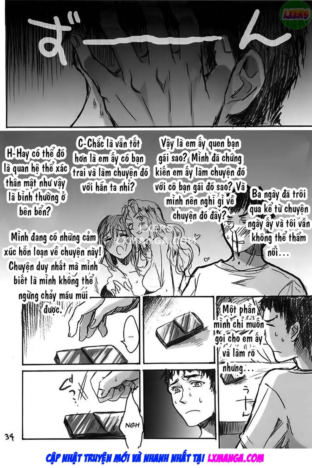 Đọc truyện hentai Cô bạn gái quyến rũ cùng người yêu - Oneshot