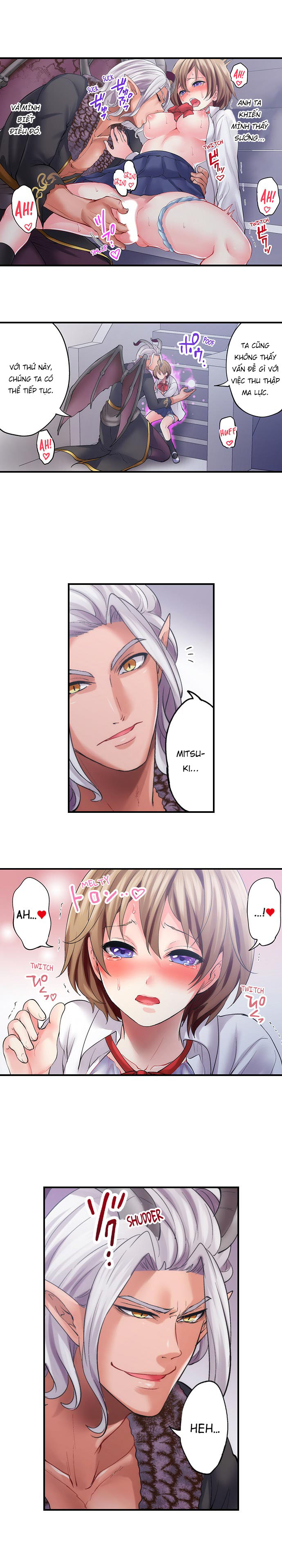 Đọc truyện hentai Hợp đồng của quỷ Satan - Chapter 9: Lâuu