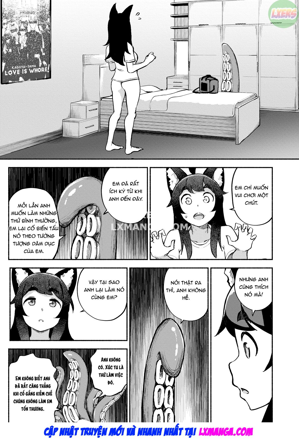 Đọc truyện hentai Người hầu của tôi là quái vật xúc tu - Chap 4 - [END]