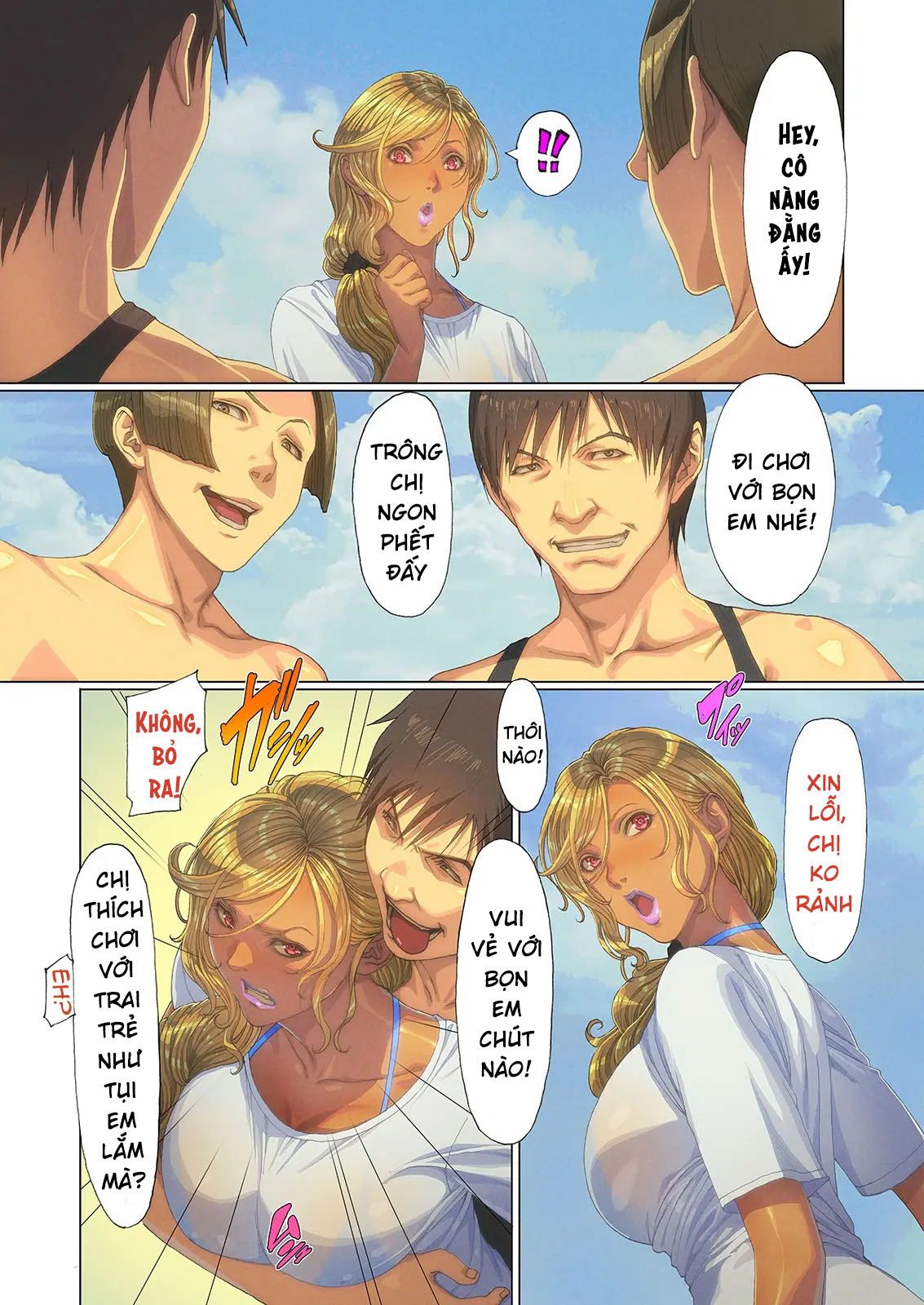 Đọc truyện hentai Một bà mẹ đã đến nhà chúng tôi!! - Chap 3