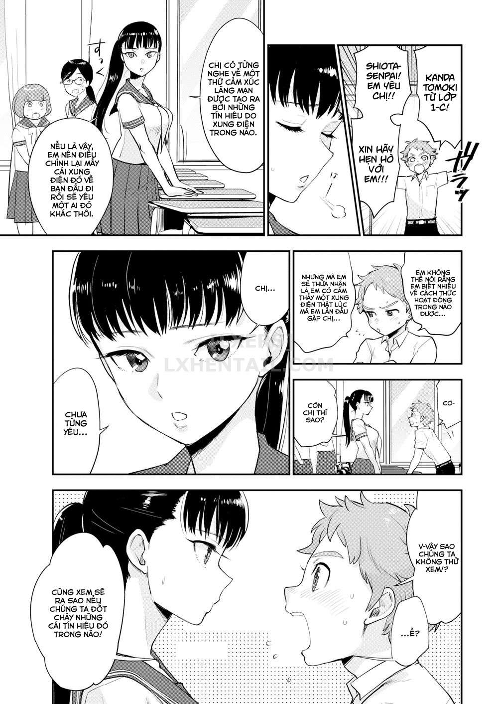 Đọc truyện hentai Shiota-senpai Always Gives the Cold Shoulder - Oneshot