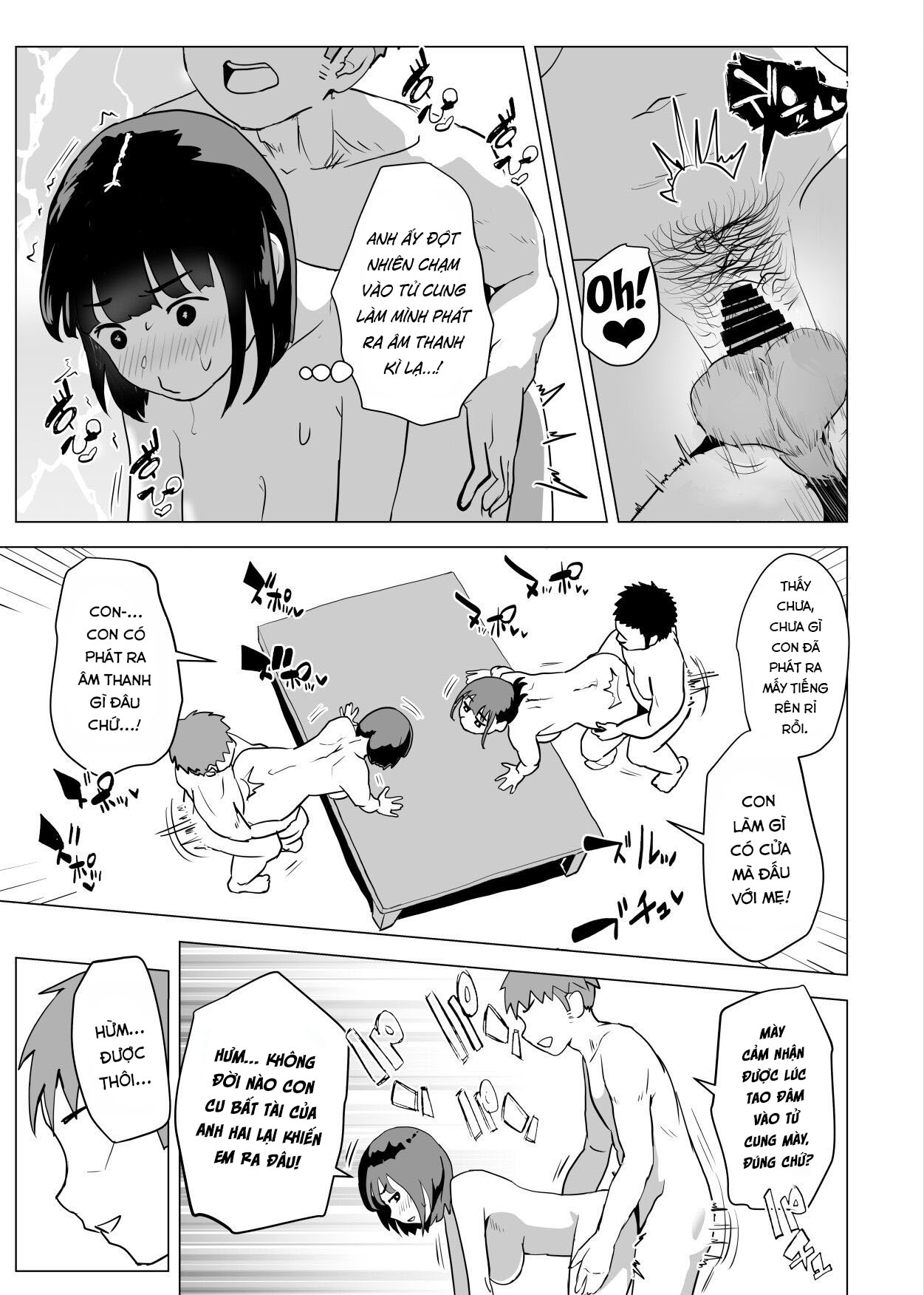 Đọc truyện hentai Việc có một gia đình ở nhà là điều bình thường (loạn luân) - Chap 3