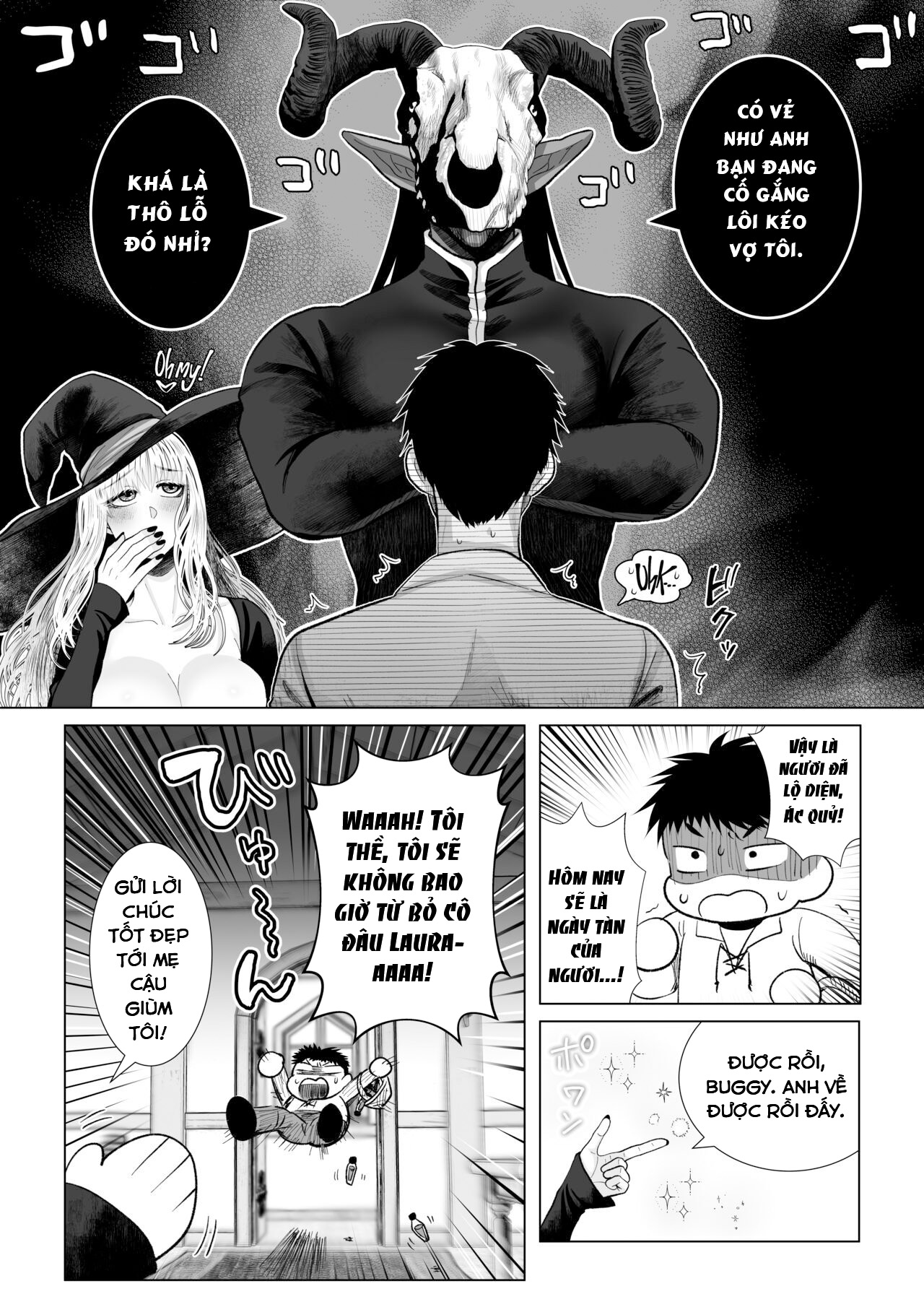 Đọc truyện hentai Cuộc sống hàng ngày của cặp phù thủy. Oneshot