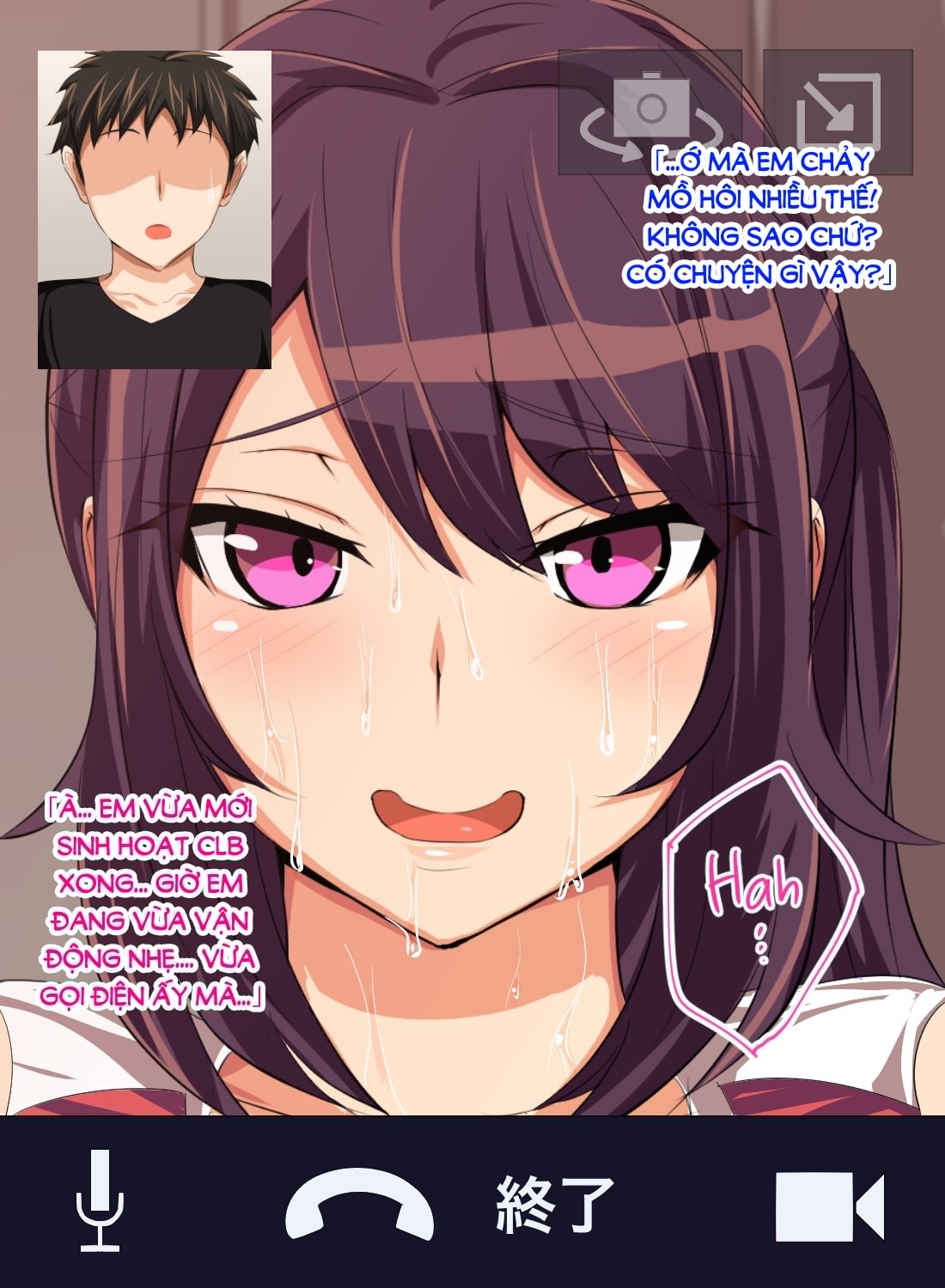 Đọc truyện hentai Tokai No Iro Ni Somaru Kanojo - Chap 4