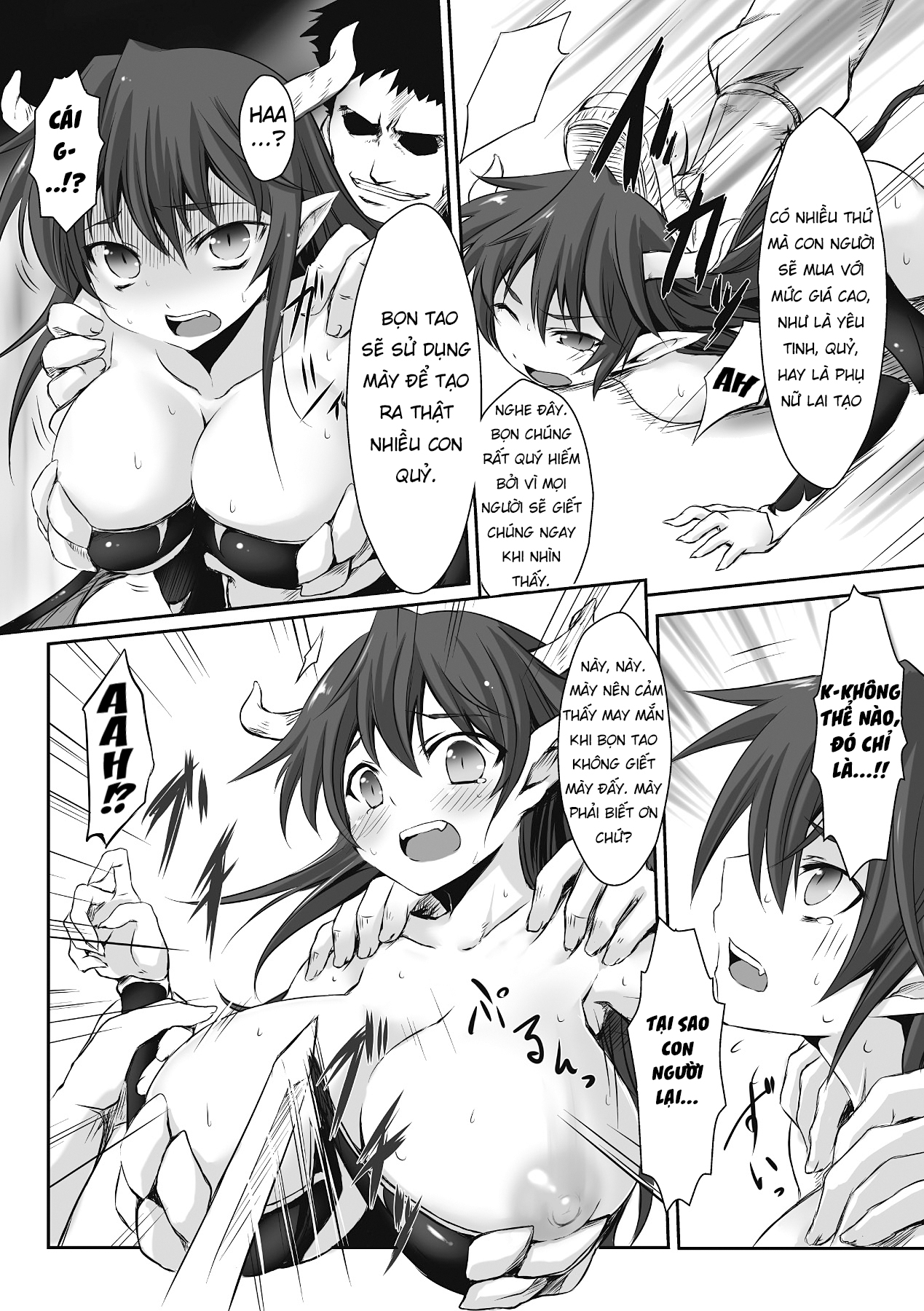 Đọc truyện hentai Cuộc săn lùng cô gái daemon - Oneshot