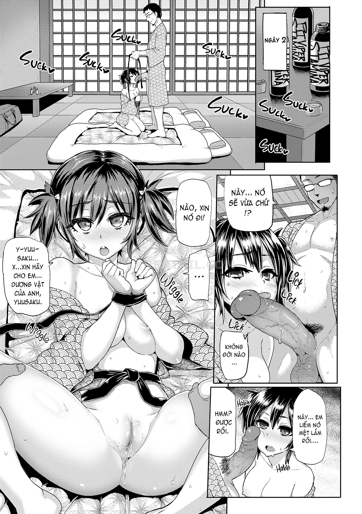 Đọc truyện hentai Let's Get Horny - Chap 10 - Tiny Hot Spring