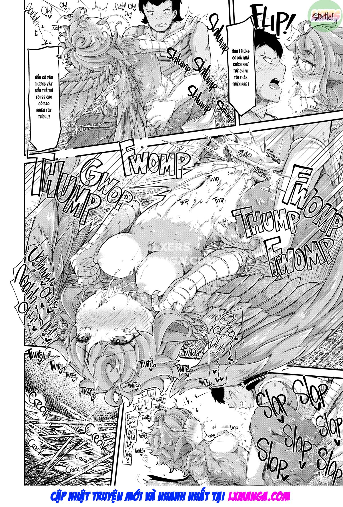 Đọc truyện hentai Tái thiết!? Thụ tinh giữa các loài - Chap 4