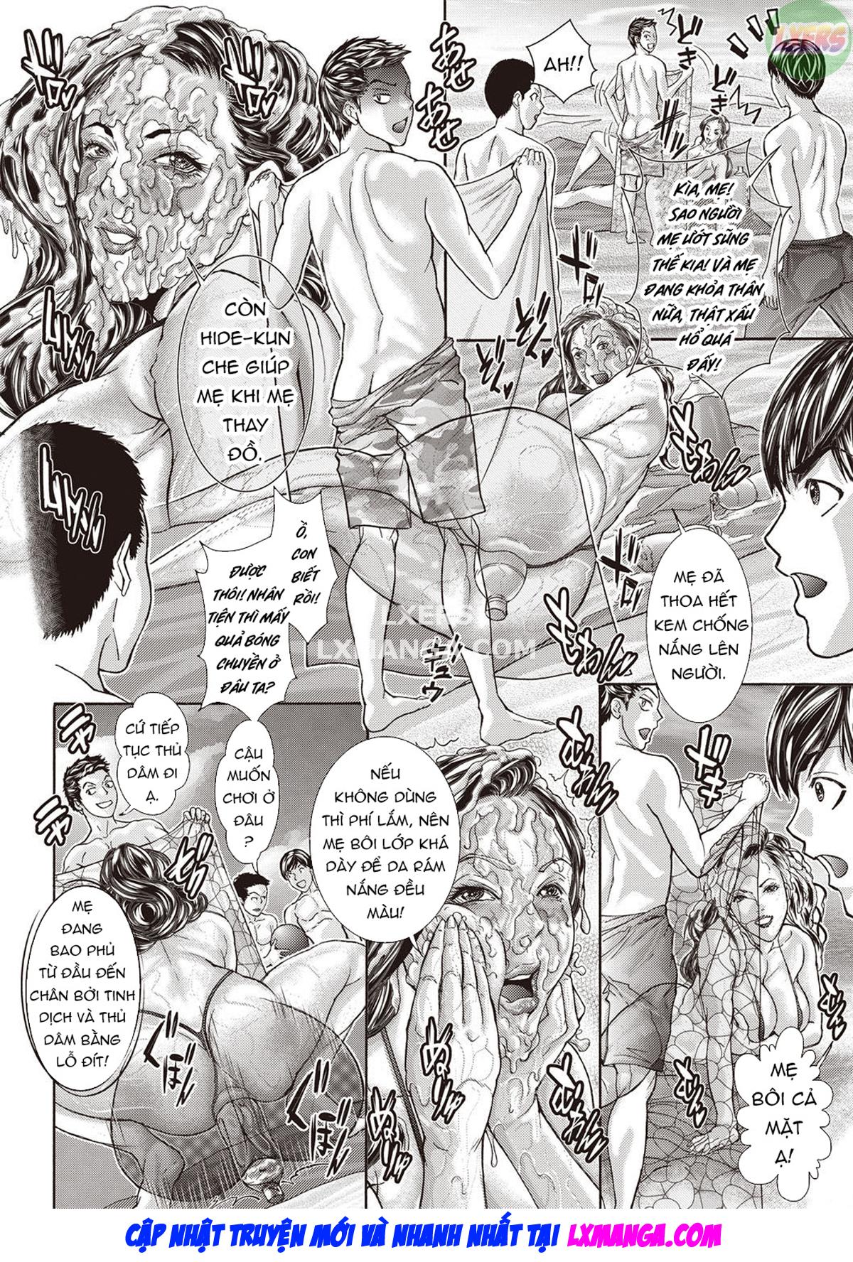 Đọc truyện hentai Mẹ của bạn tôi ở bãi biển - Oneshot