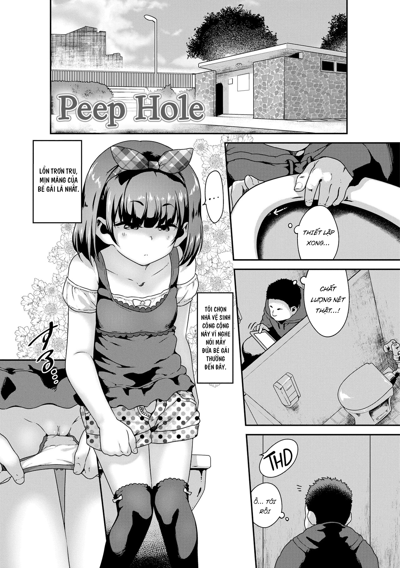 Đọc truyện hentai Lỗ nhìn trộm! - Oneshot