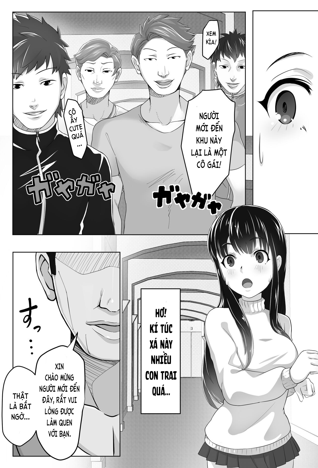 Đọc truyện hentai Nữ sinh ở kí túc xá nam - Chap 1