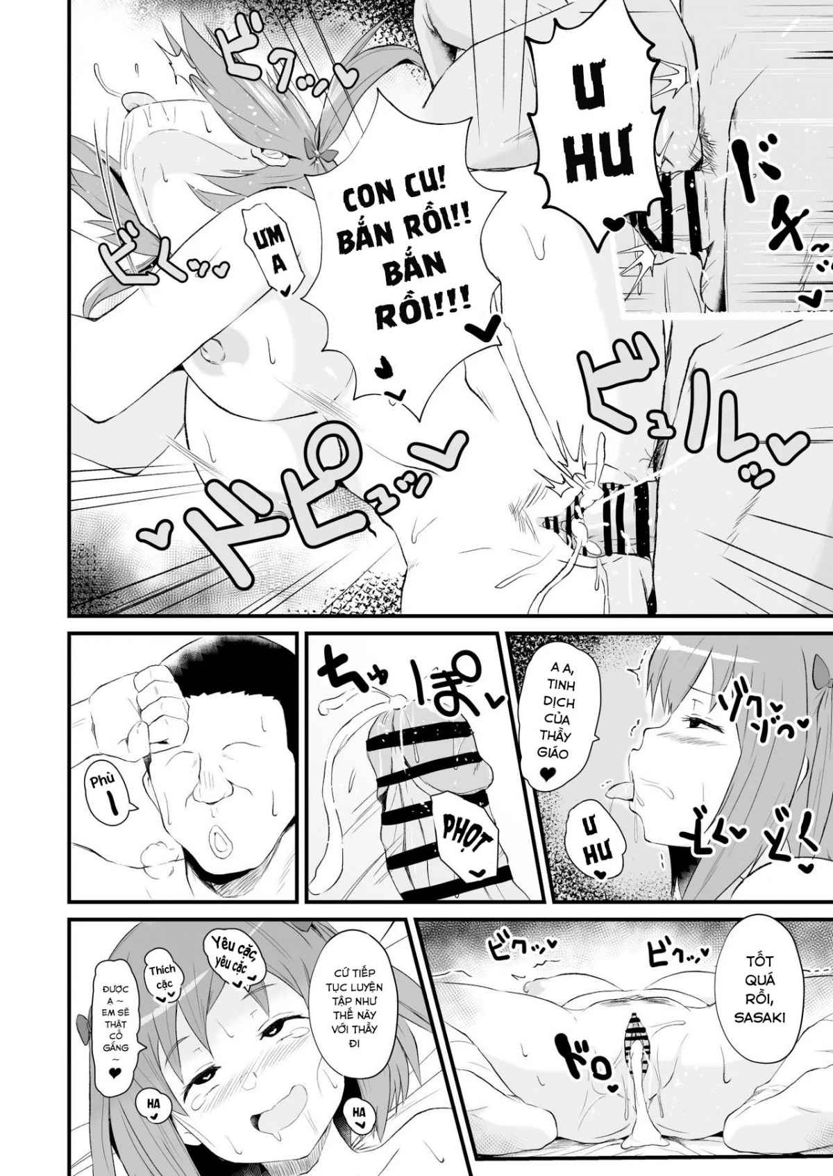 Đọc truyện hentai Làm tình với 3 em nữ sinh Chap 1