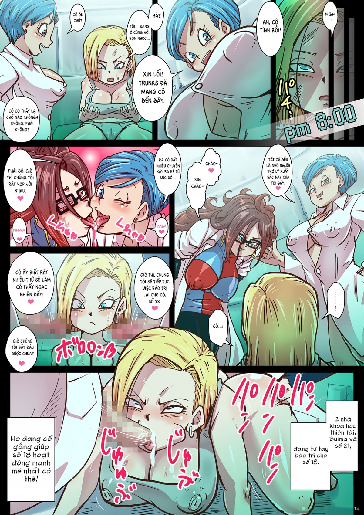 Đọc truyện hentai Số 18 và những người bạn - Oneshot