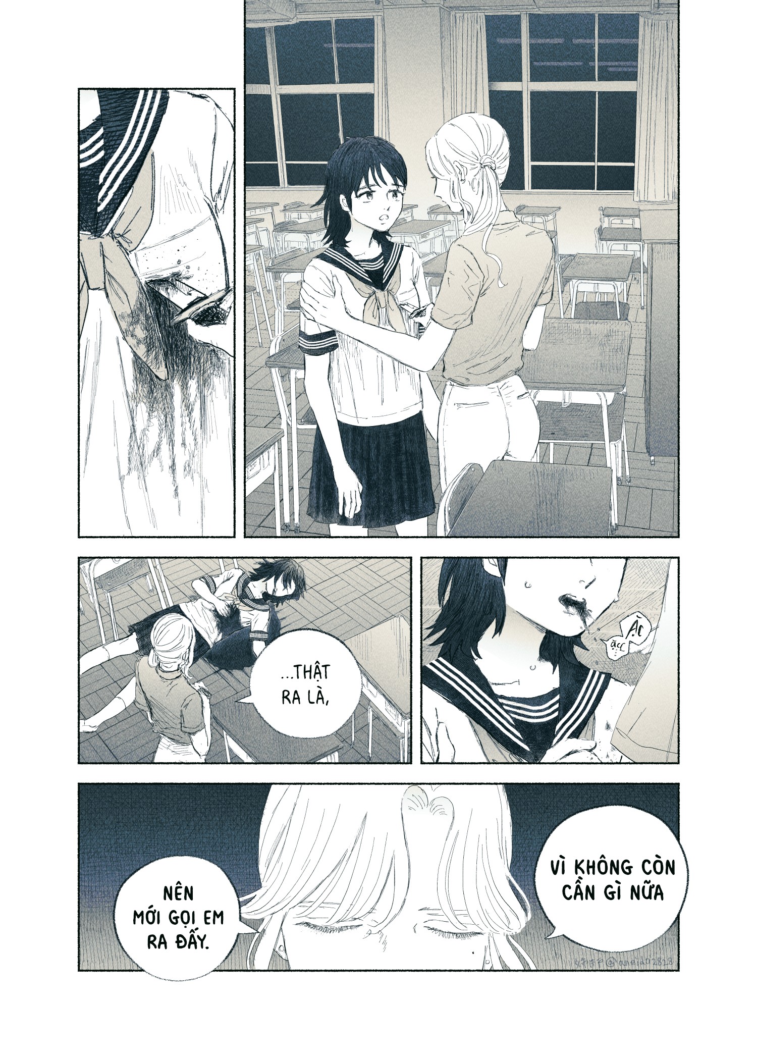 Đọc truyện hentai Chuyện về nữ giáo viên bị học sinh yandere nhấn chìm trong dục vọng - Tôi bị dằm trong tim