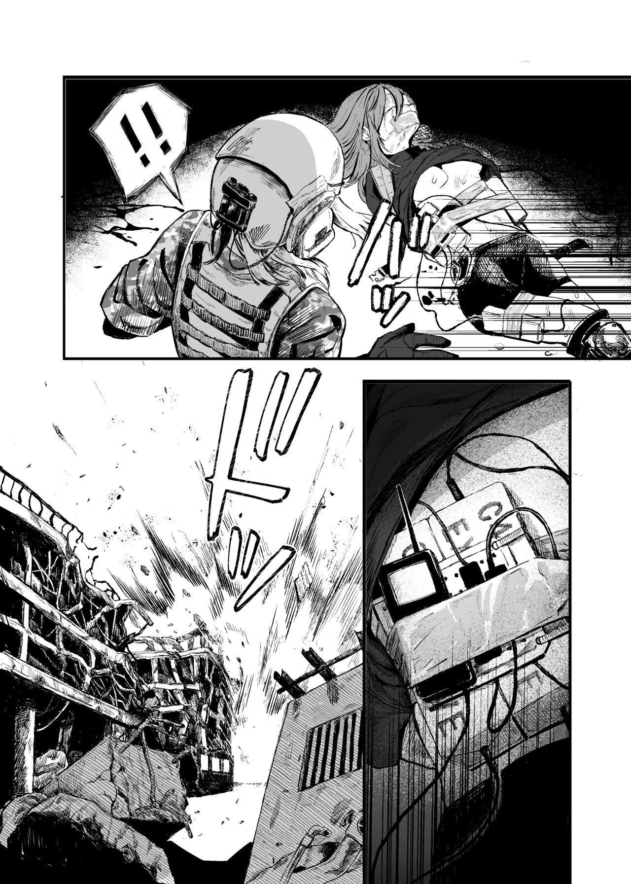 Đọc truyện hentai Thiếu nữ quân nhân thua trận - Oneshot