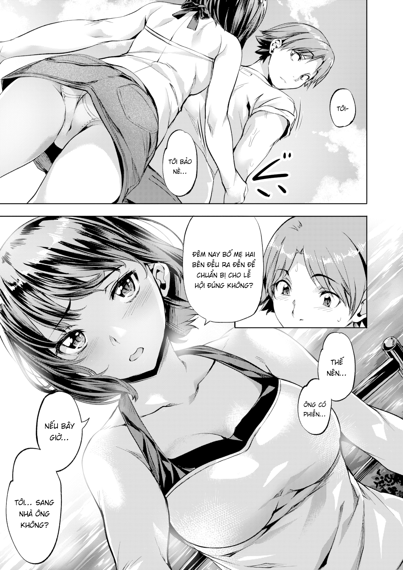 Đọc truyện hentai Swept Away... - Their Summer