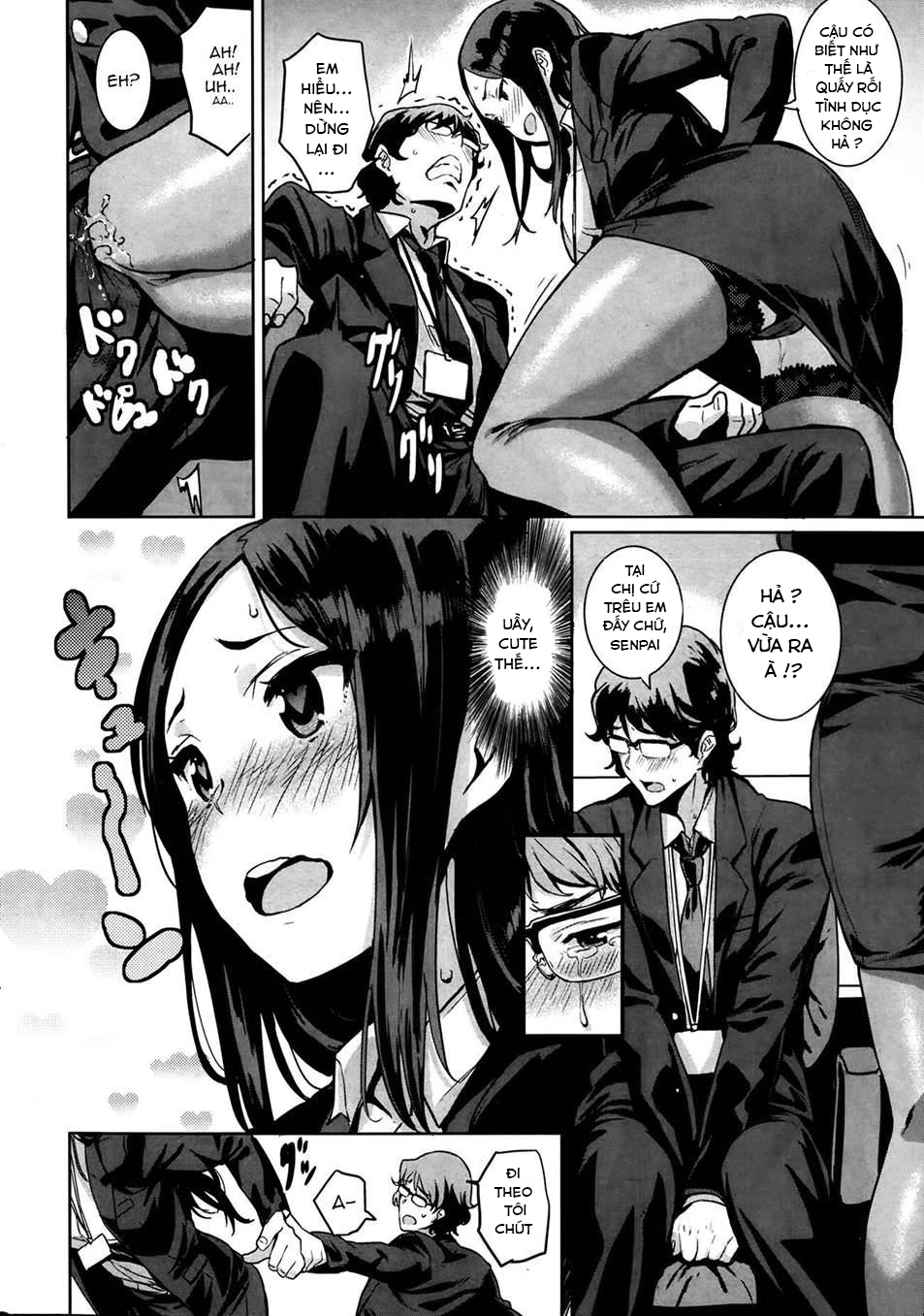 Đọc truyện hentai Zangyou wa Nani no Aji ? - Oneshot