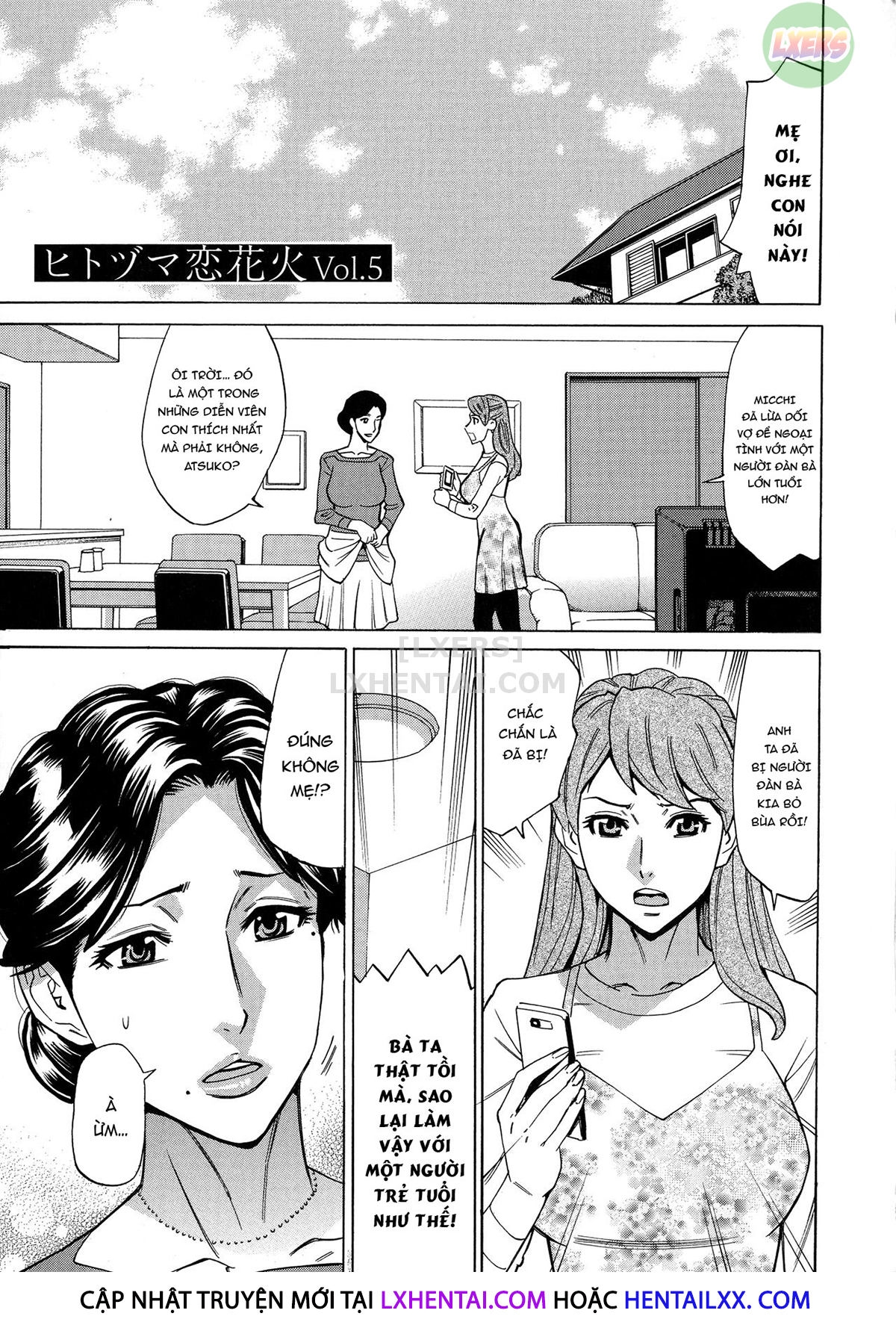 Đọc truyện hentai Hitozuma Koi Hanabi - Chap 5