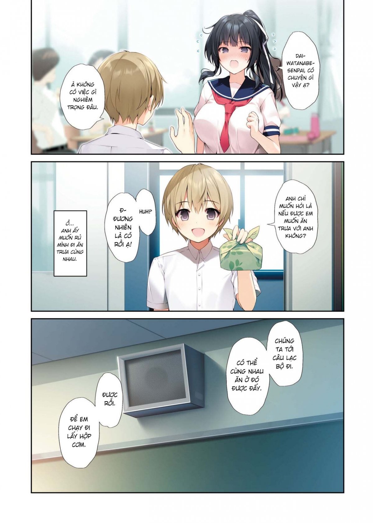 Đọc truyện hentai Một ngày vui vẻ cùng 2 bạn gái cùng lớp Oneshot