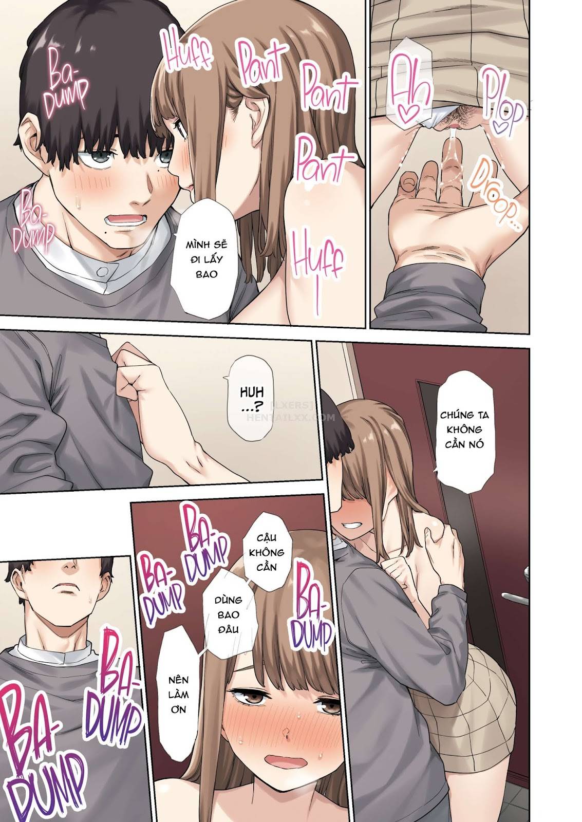 Đọc truyện hentai Kanojo Ga Fuzai No Aida, Kanojo No Shinyuu To Shirokujichuu, Nakadashi Shimashita - Oneshot