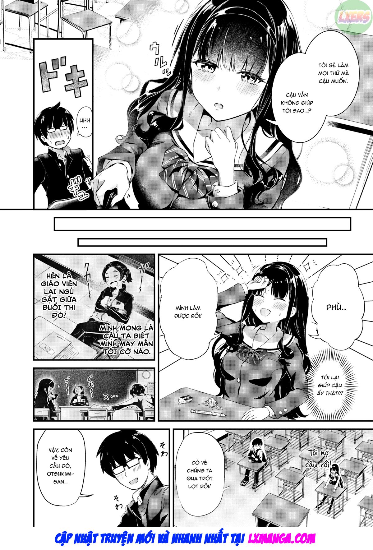 Đọc truyện hentai Otsukimi-san, tôi không thể học được. - Oneshot