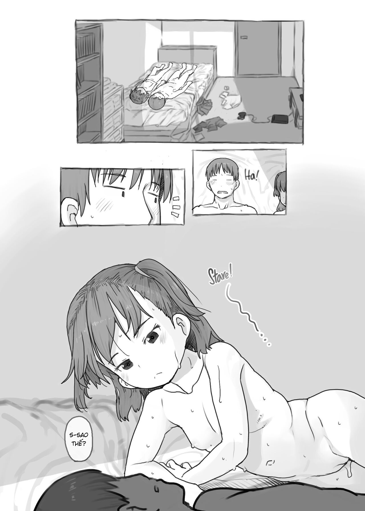 Đọc truyện hentai Fap cùng em gái - Chap 2.2