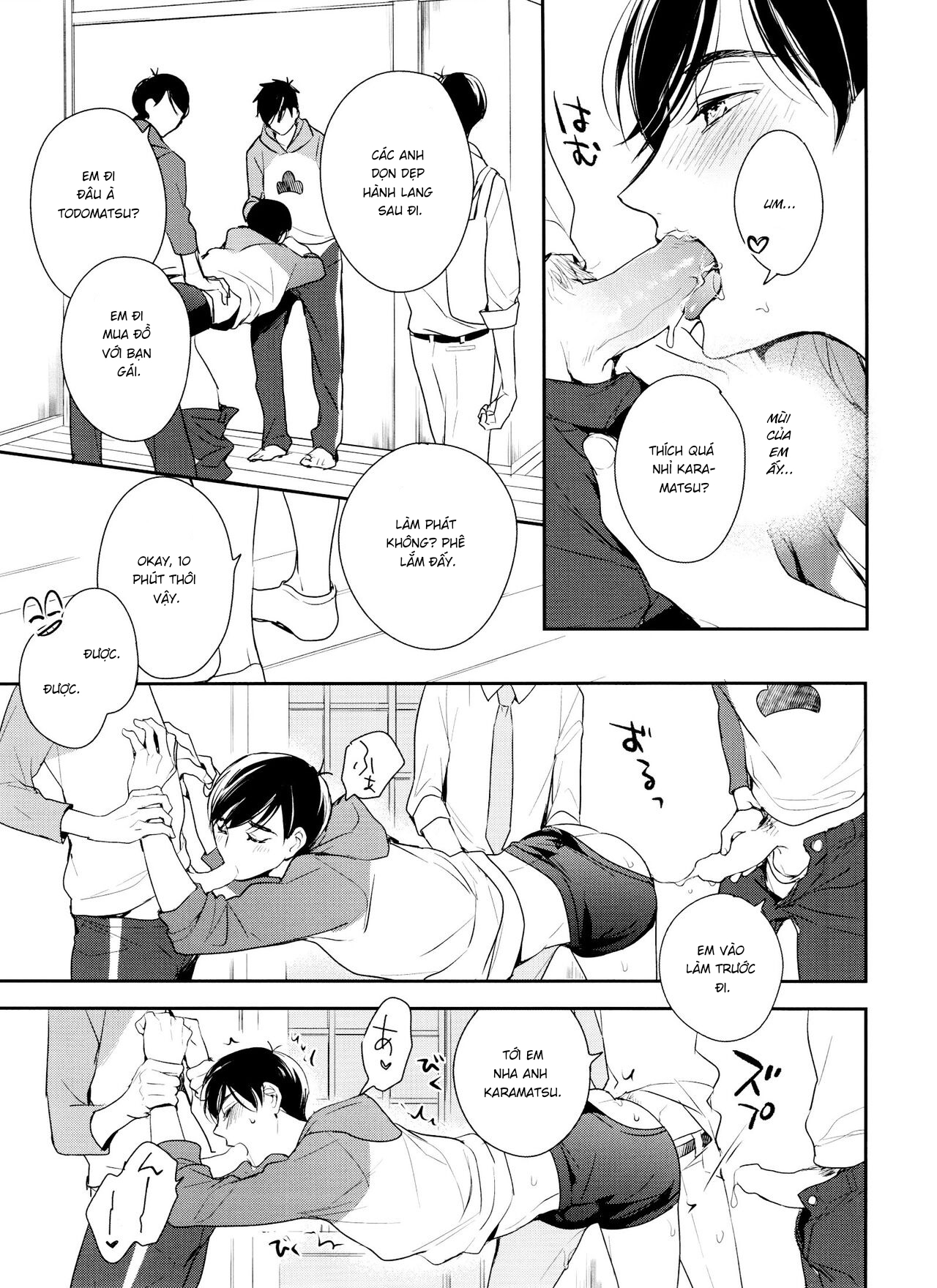 Đọc truyện hentai Hãy đến Matsuno-ka Ososo-san DJ - Oneshot
