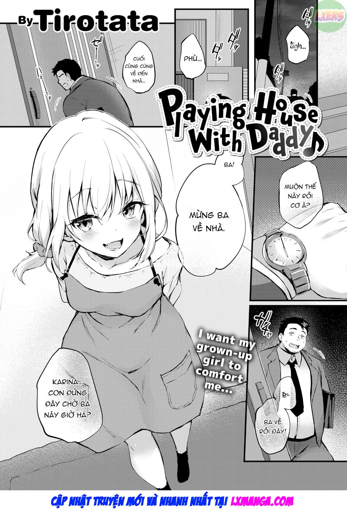 Đọc truyện hentai Chơi nhà với bố - Oneshot