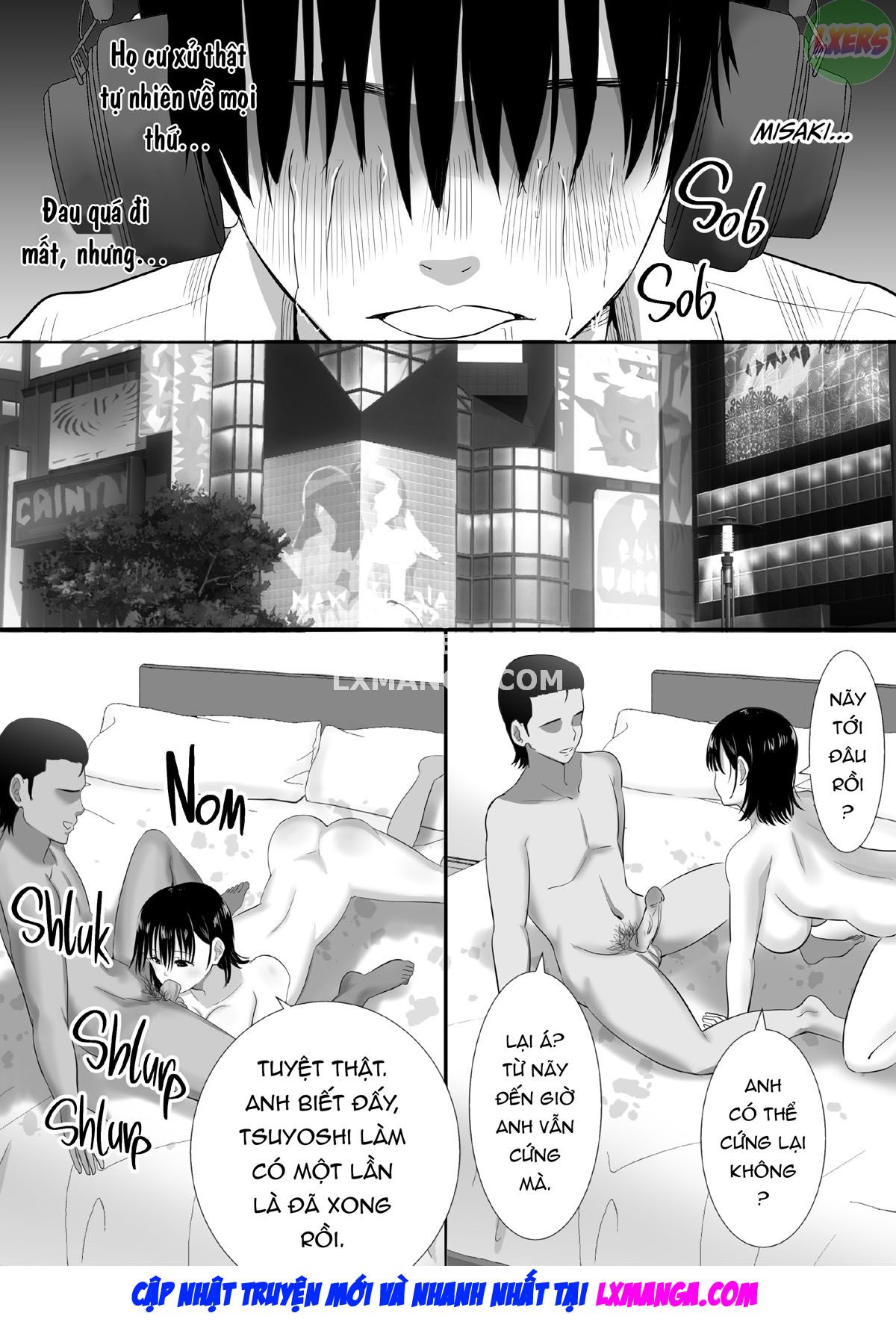 Đọc truyện hentai Cắm sừng chồng trong phòng ngủ tại nhà - Oneshot