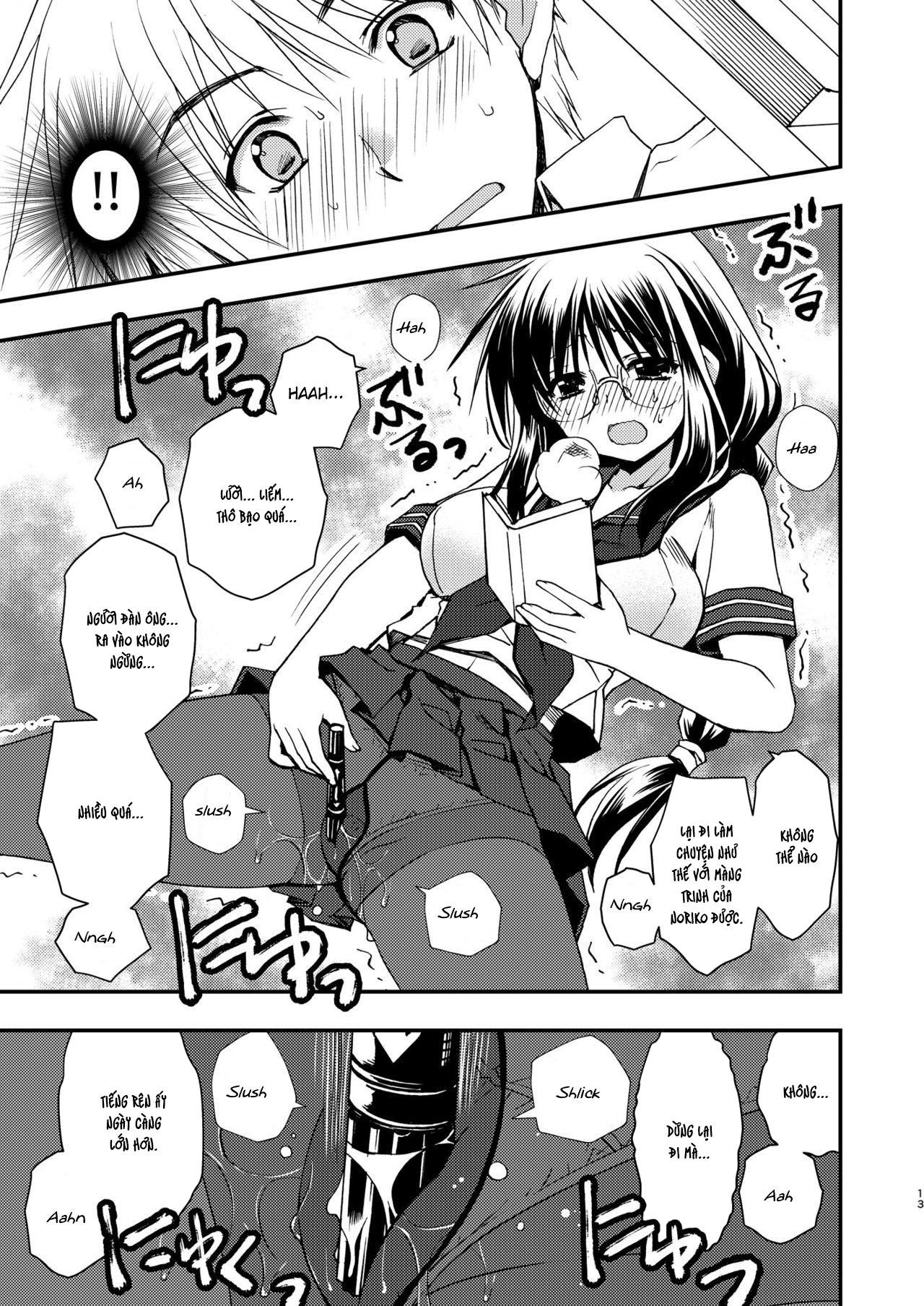 Đọc truyện hentai Toshoshitsu no Kanojo - New version - Oneshot