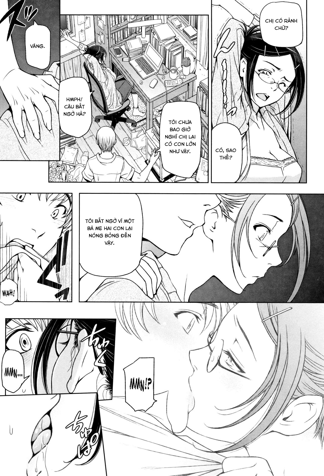 Đọc truyện hentai Natsu-jiru ~Ase ni Mamirete Gucchagucha - Chap 2