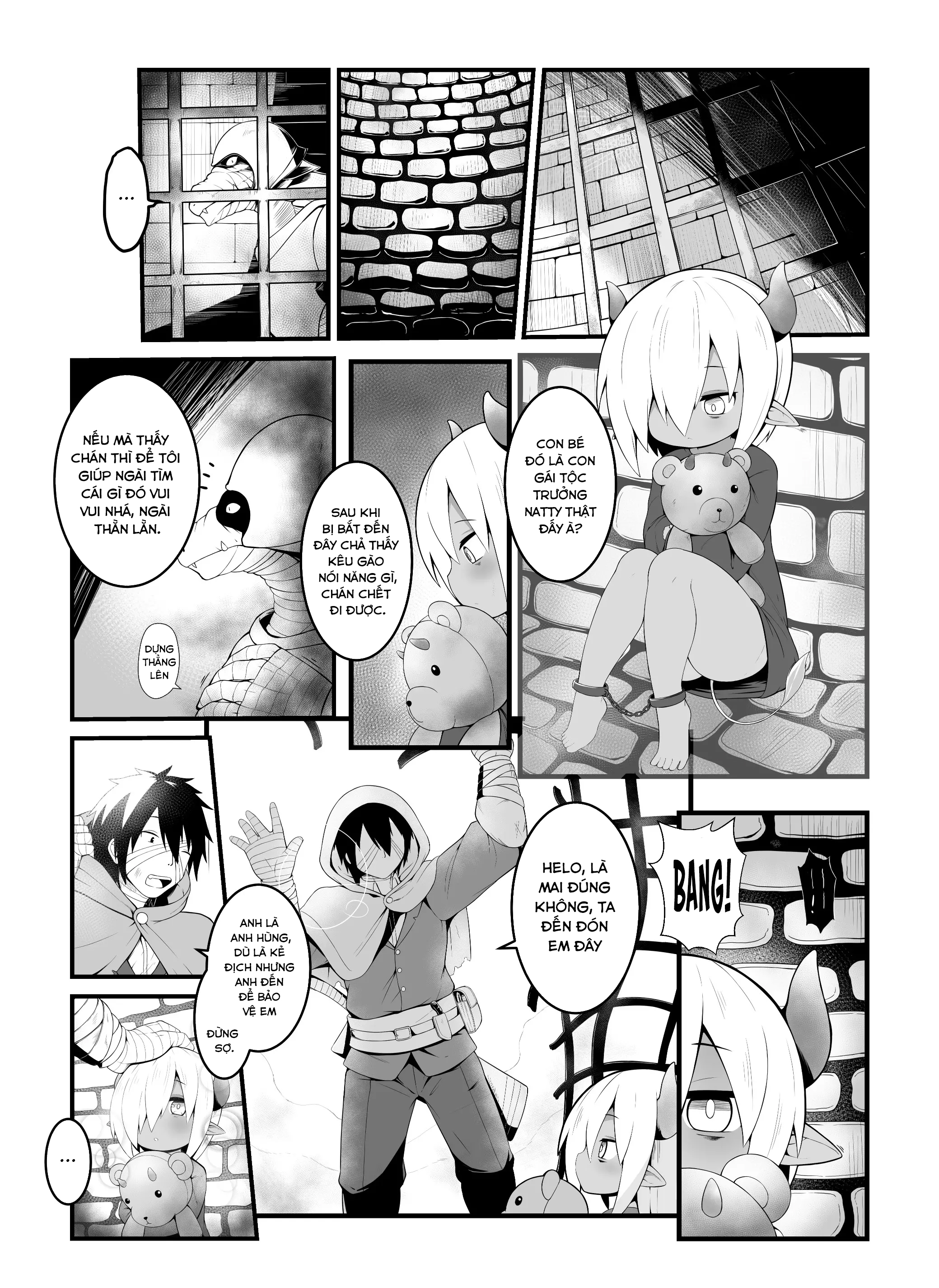 Đọc truyện hentai Nữ hầu nhân ngưu của anh hùng. - Chap 1