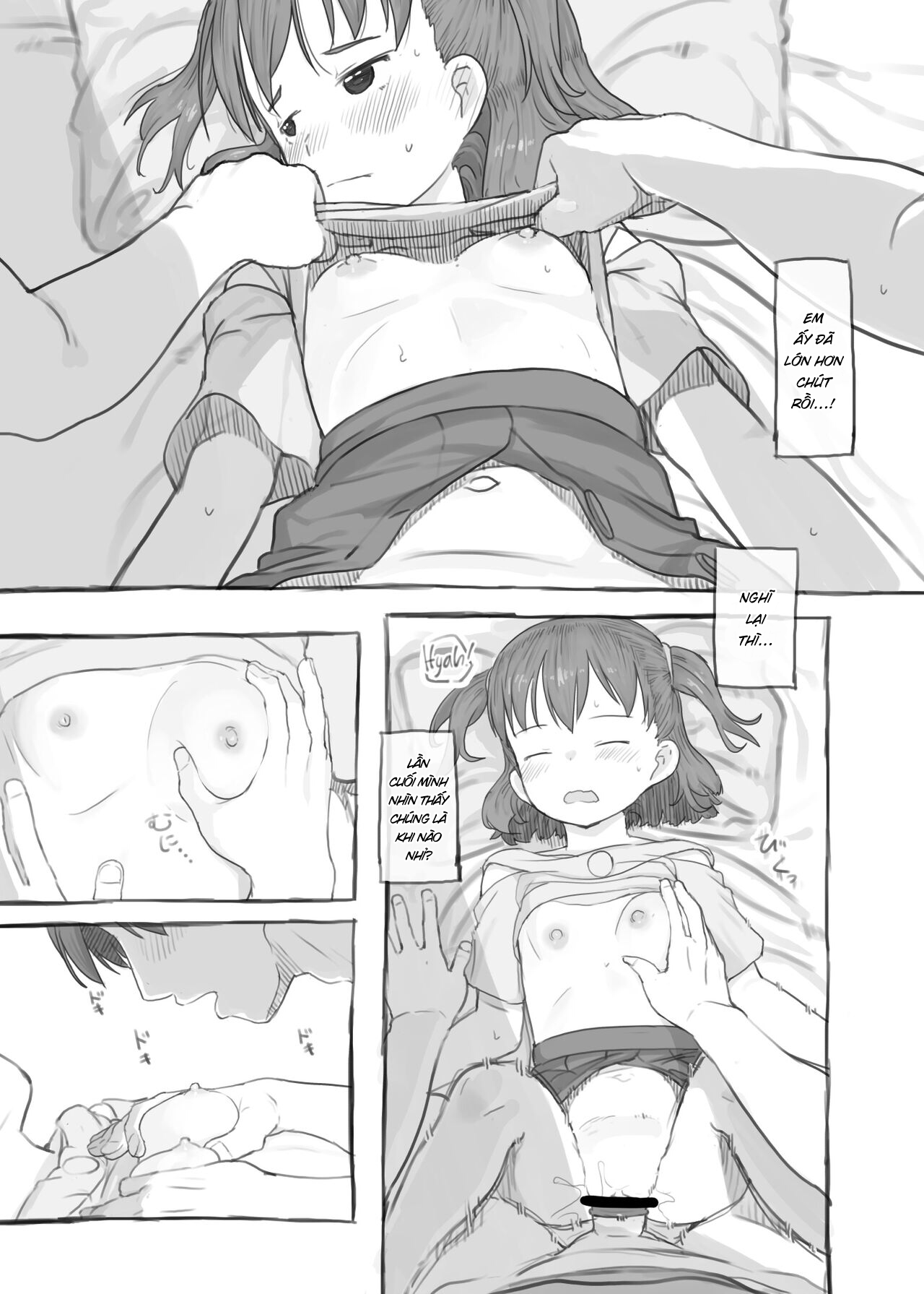 Đọc truyện hentai Fap cùng em gái - Chap 2.1