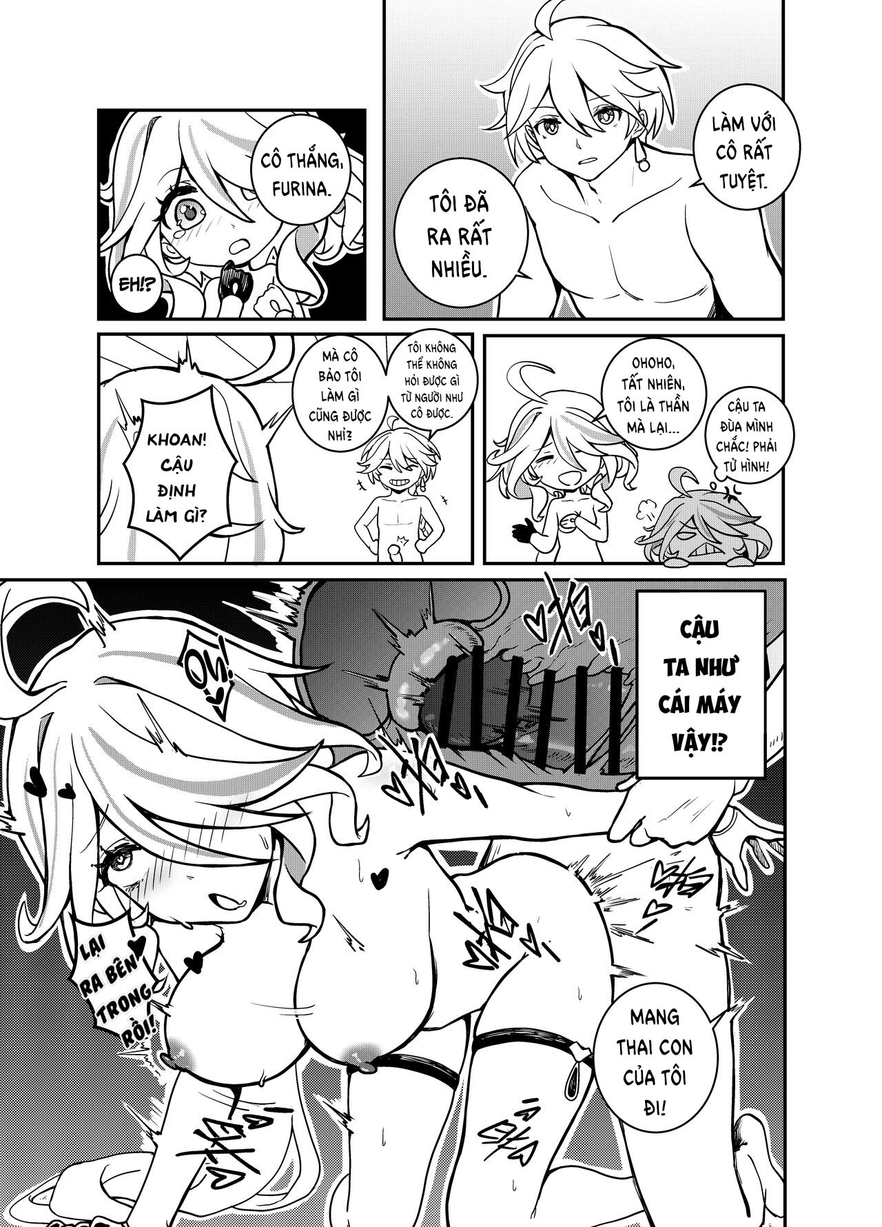 Đọc truyện hentai Furina ngu ngốc. - Oneshot