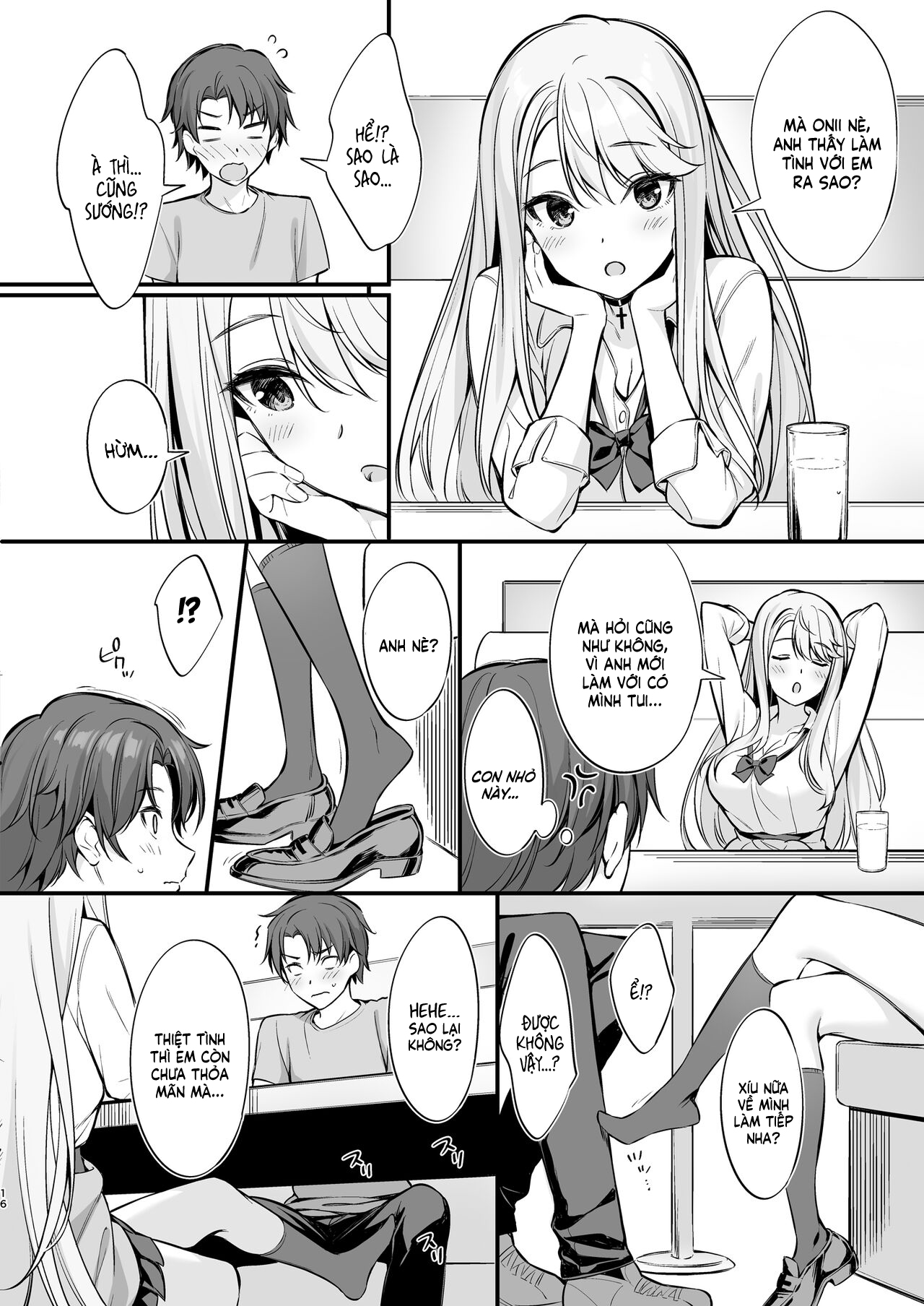 Đọc truyện hentai Gái Quen Trên Mạng Hóa Ra Là Nhỏ Em Gyaru - Anh trai x em gái