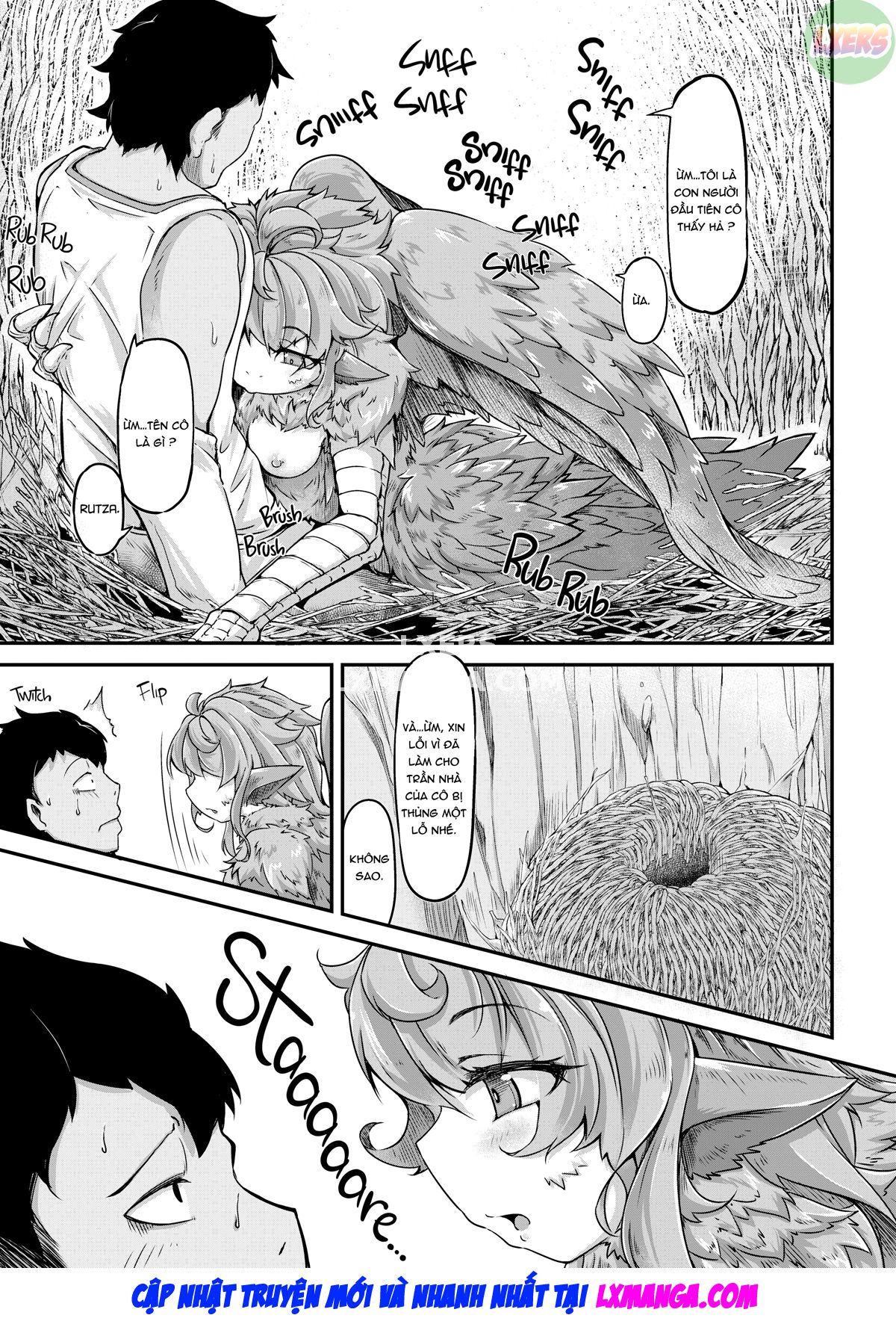 Đọc truyện hentai Tái thiết!? Thụ tinh giữa các loài - Chap 4