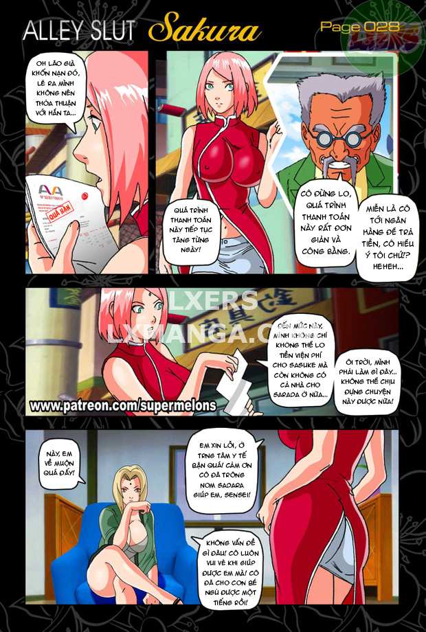 Đọc truyện hentai Ngõ Con Đĩ Sakura Chap 1